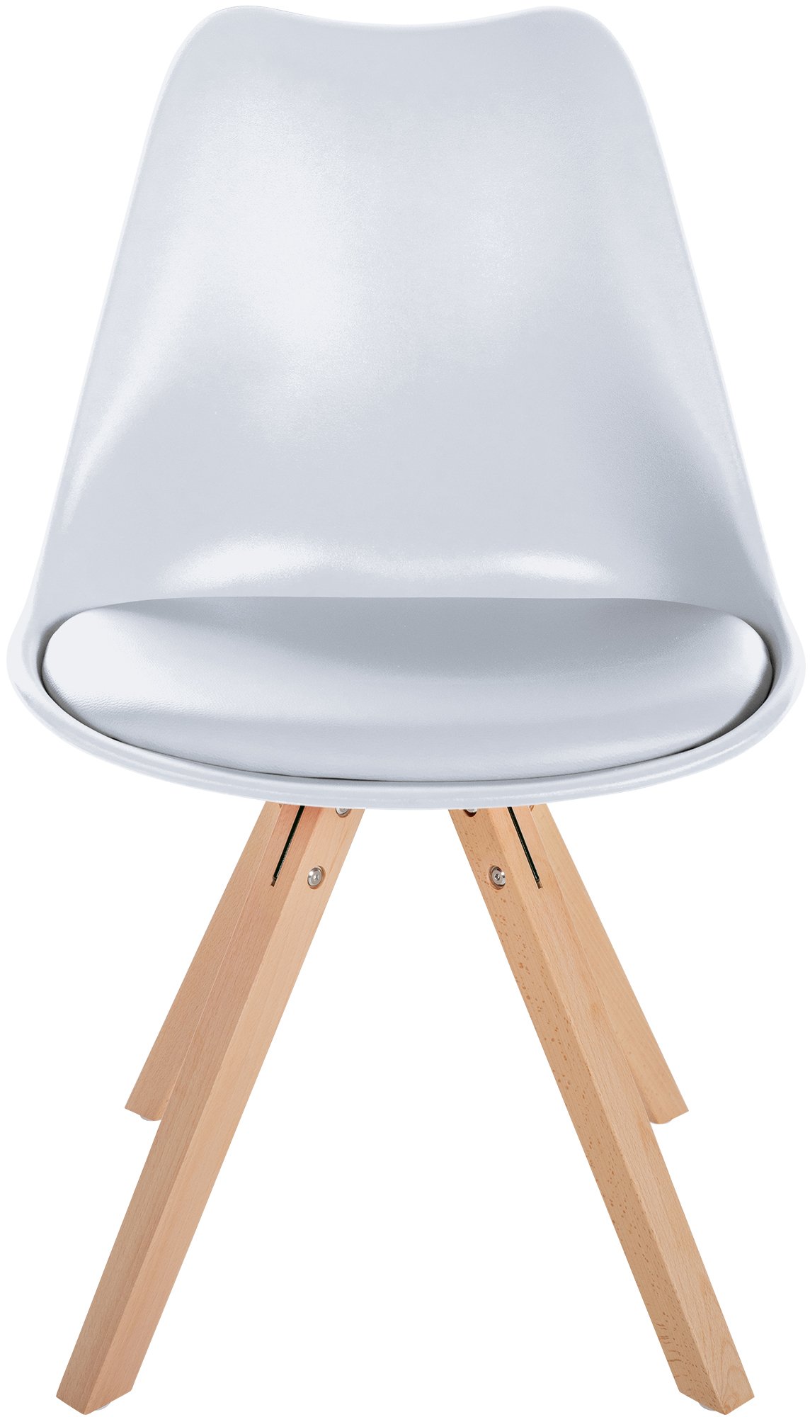 Set van 4 Eetkamerstoelen Sofia Kunststof