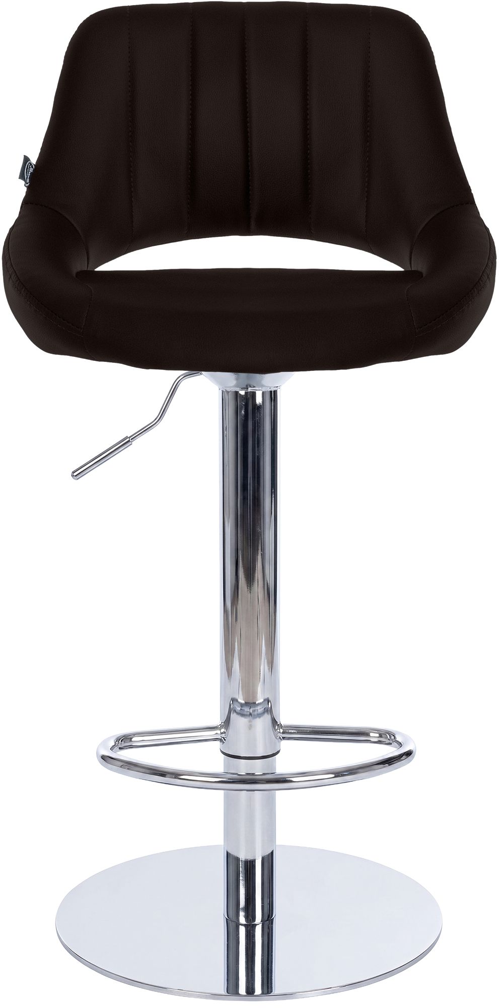 Barkruk Milet met stabiel chromen frame