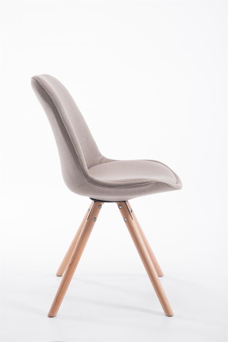 Eetkamerstoel Toulouse Rond frame Stof