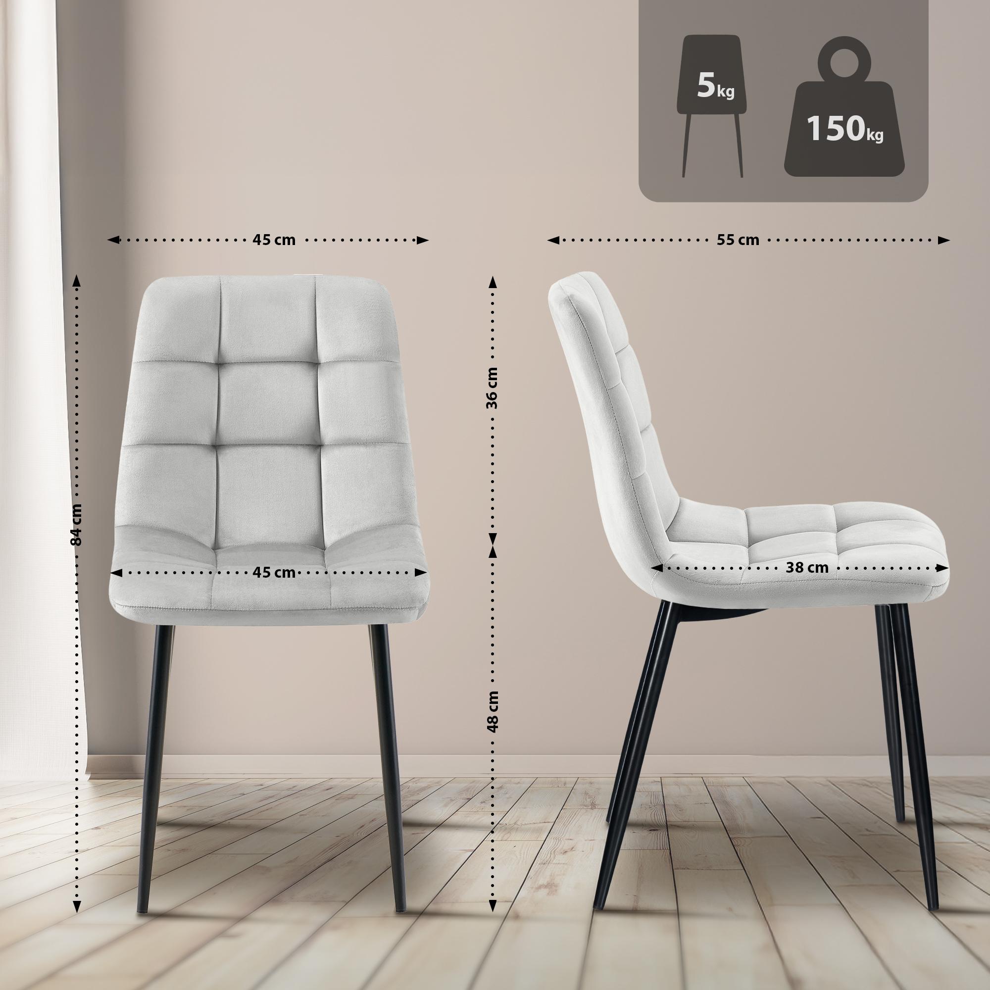 Set van 4 eetkamerstoel Tilde
