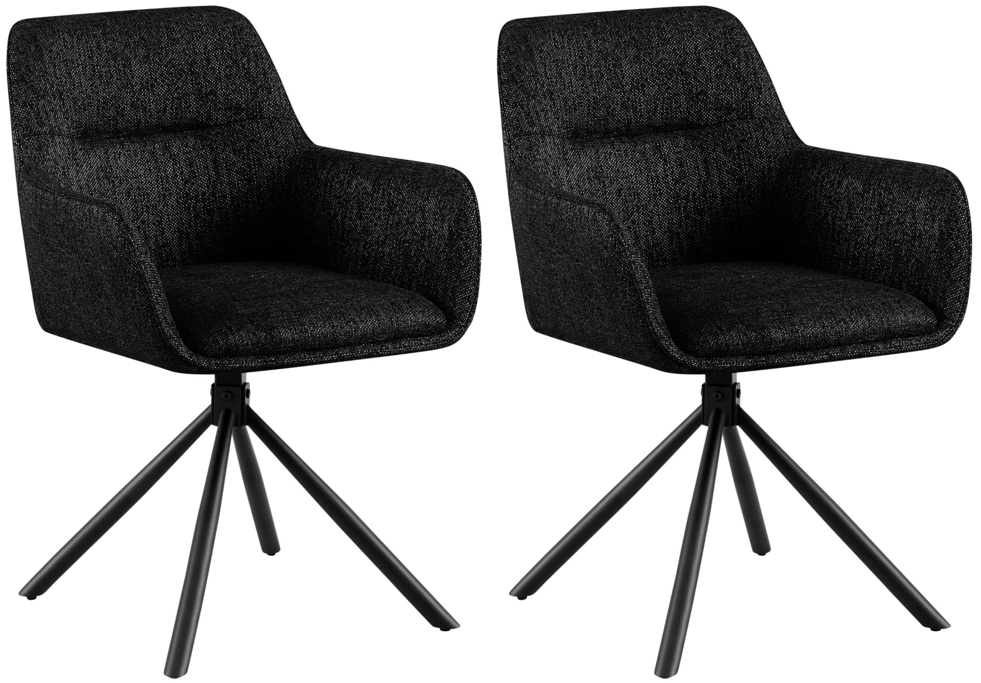 Set van 2 Eetkamerstoelen Tipton