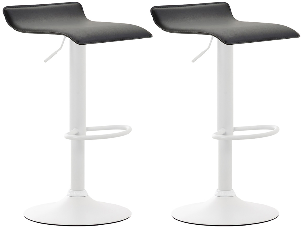 Set van 2 barkrukken Dyn V2 Kunstleer