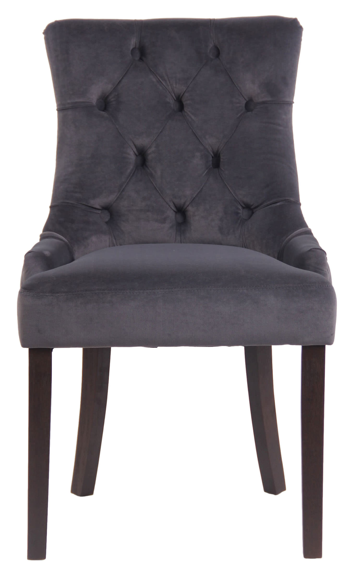 Set van 4 eetkamerstoelen Aberdeen Fluweel