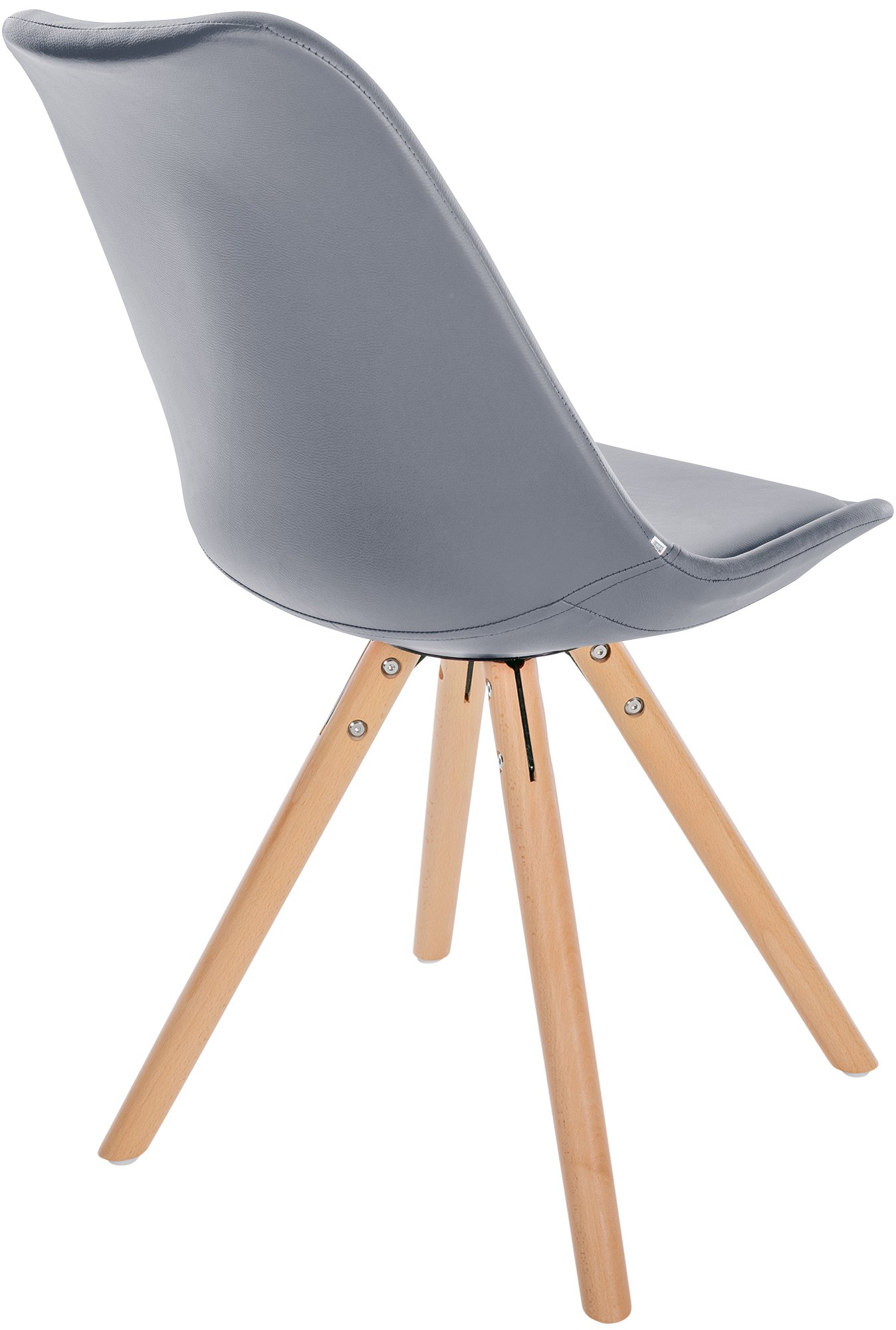 Set van 4 eetkamerstoelen Sofia kunstleer