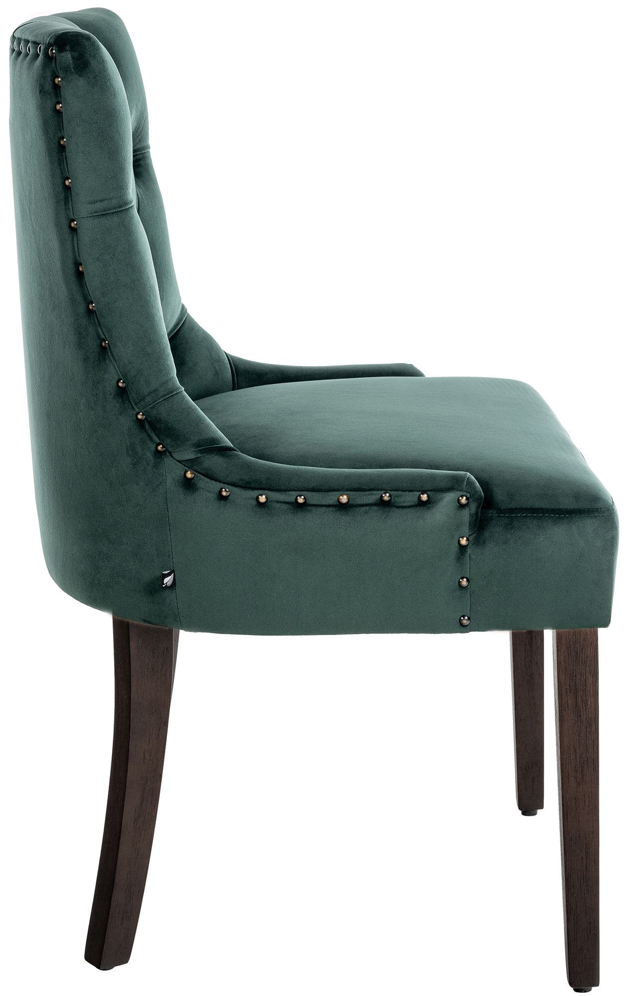 Set van 4 eetkamerstoelen Aberdeen Fluweel