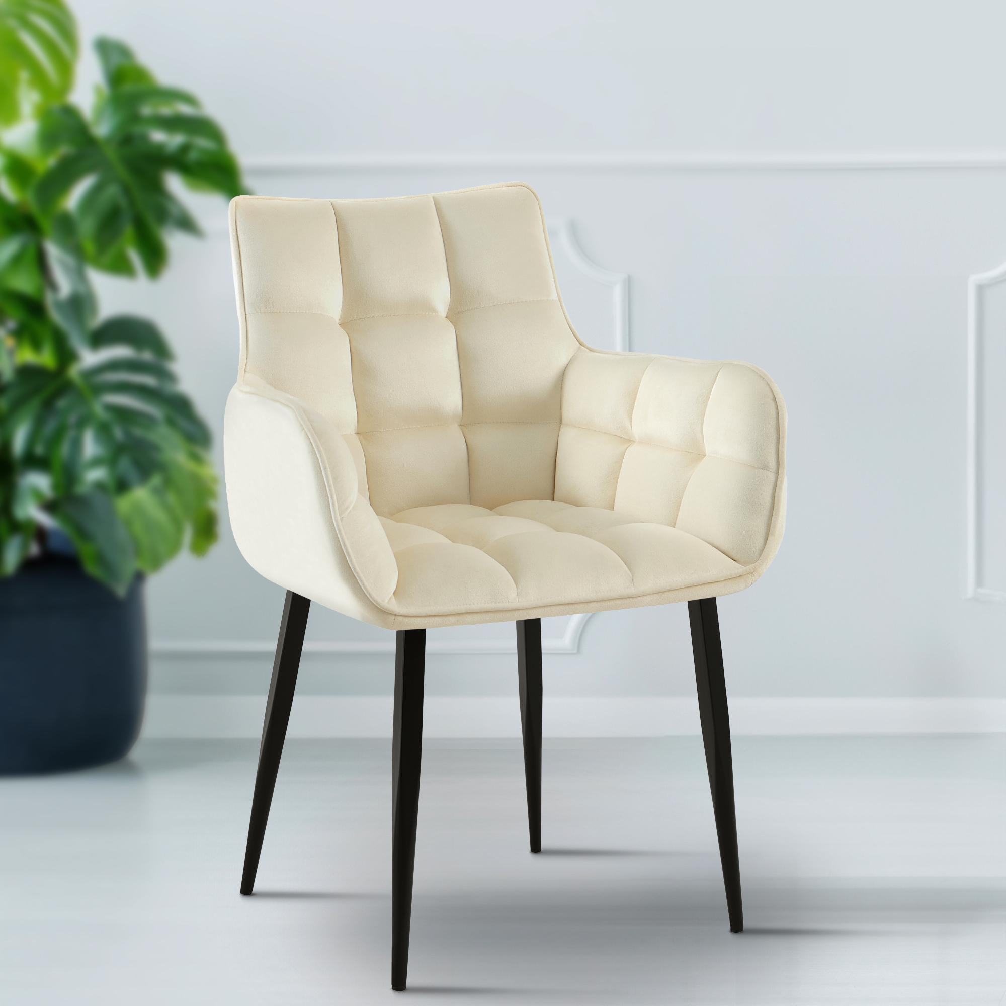 Set van 2 stoelen Tirana fluweel