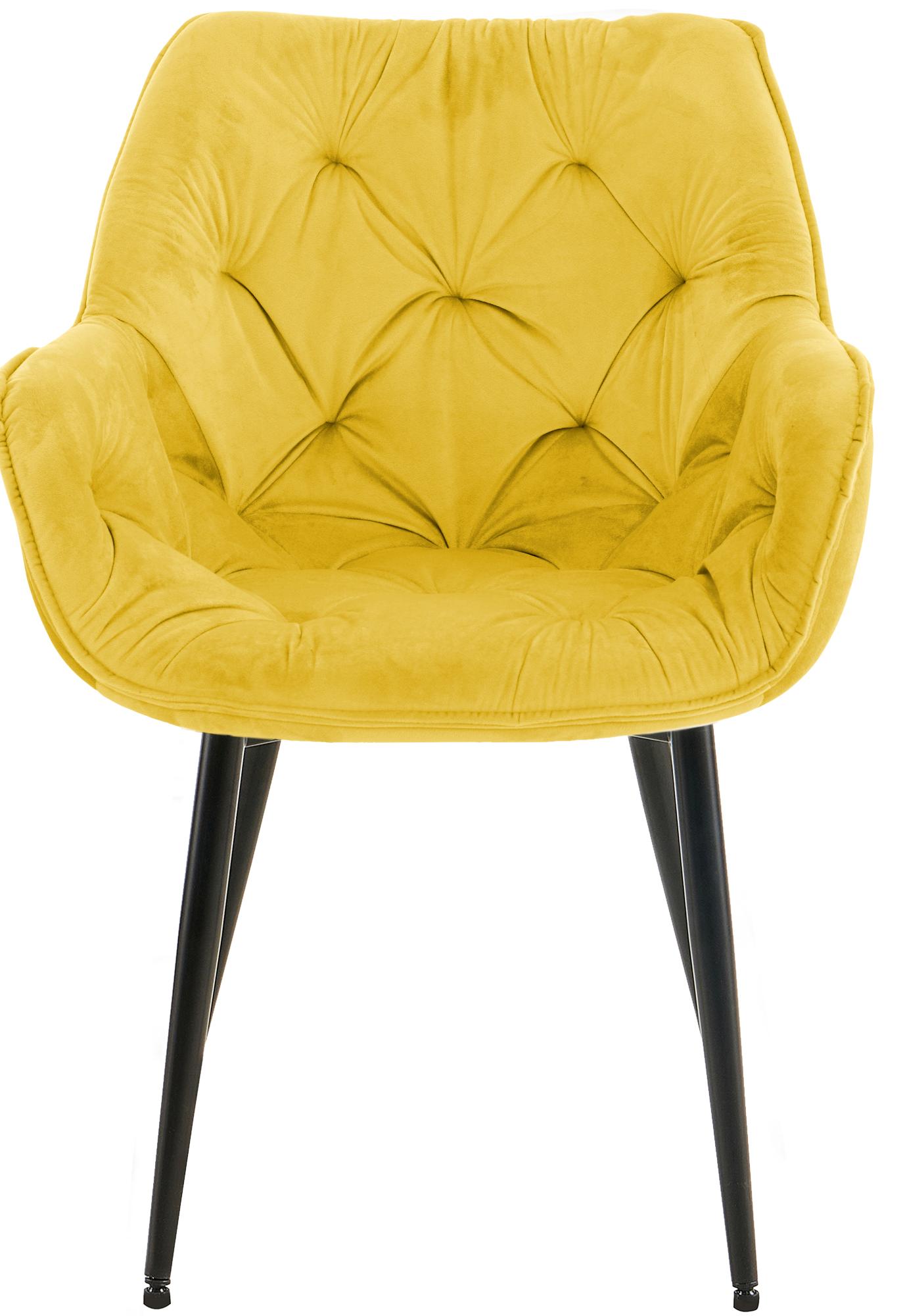 Set van 2 eetkamerstoelen Tanna fluweel