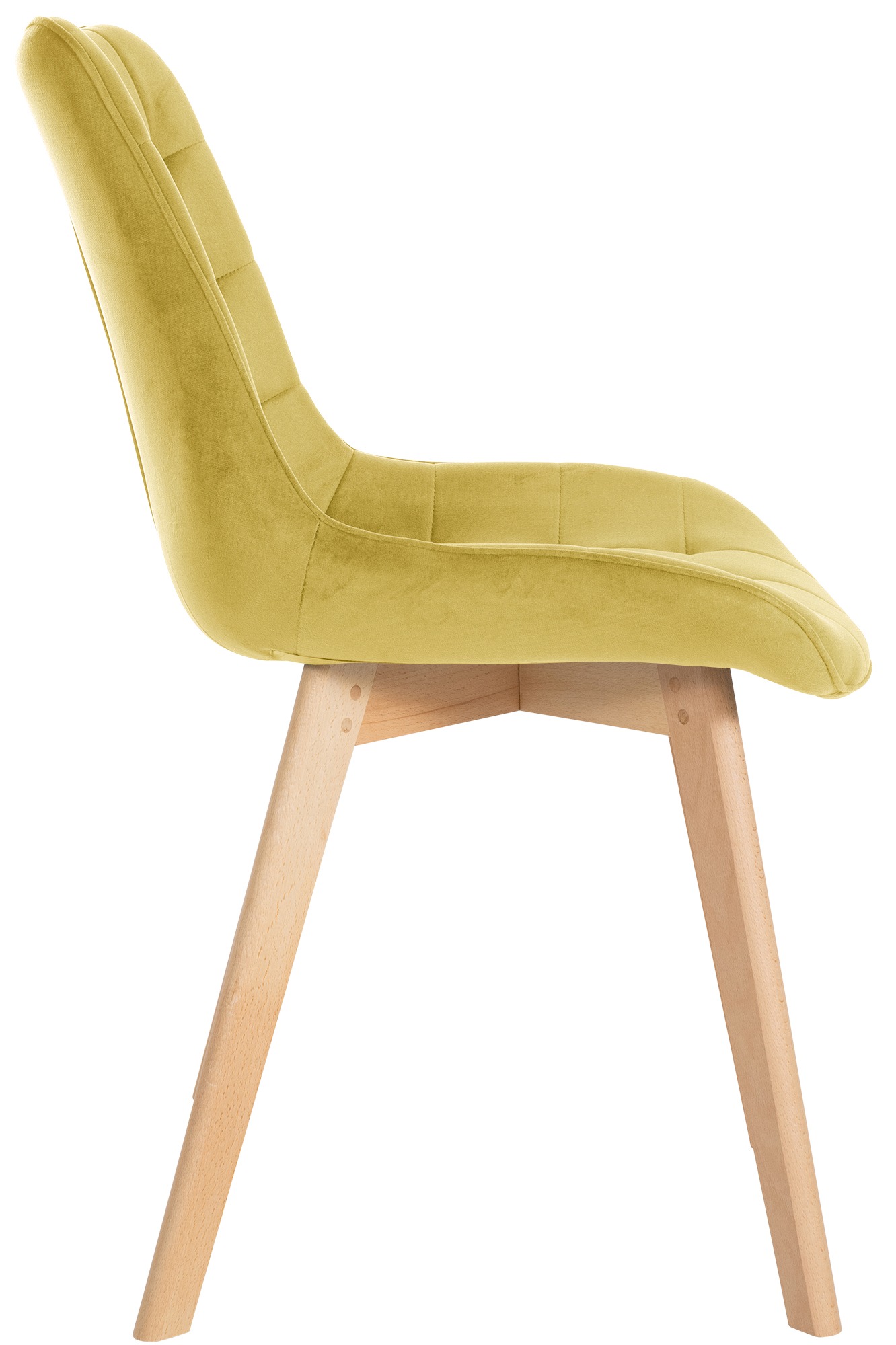 Set van 2 eetkamerstoelen Brook fluweel
