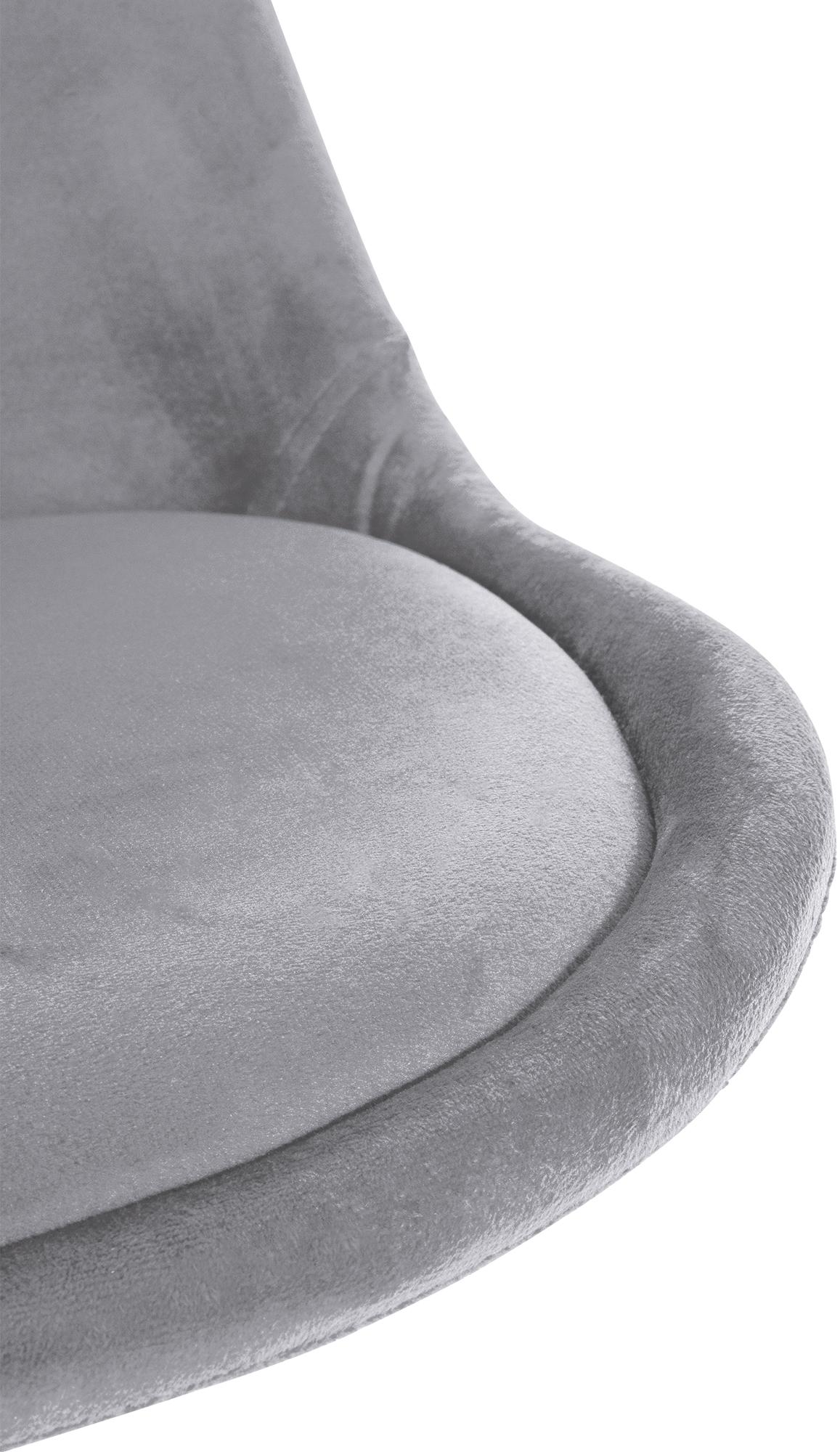 Set van 4 eetkamerstoelen Sofia fluweel
