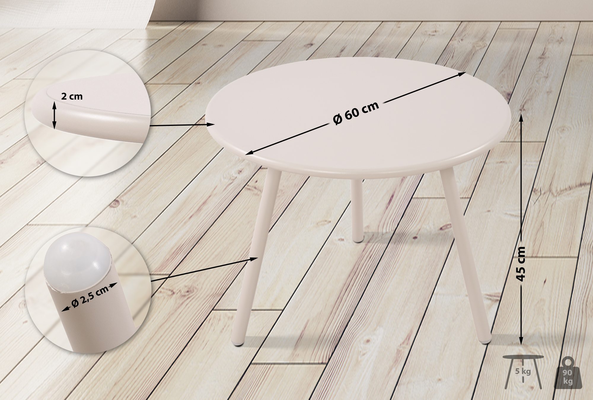 Salontafel Minot buiten