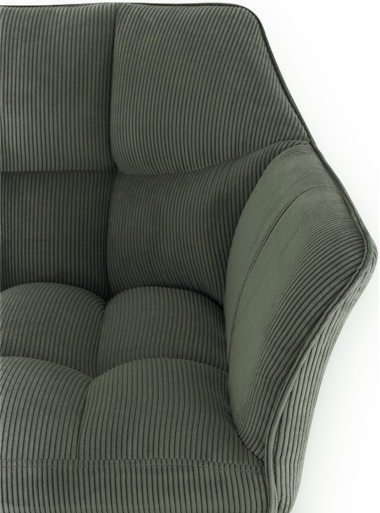 Barkruk Damaso Cord met Vierpootsframe
