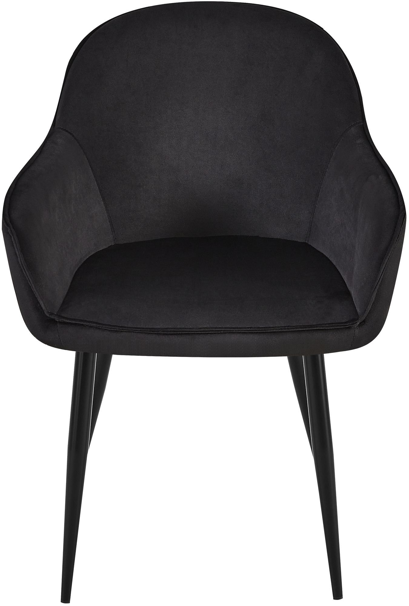 Set van 2 eetkamerstoelen Boise fluweel
