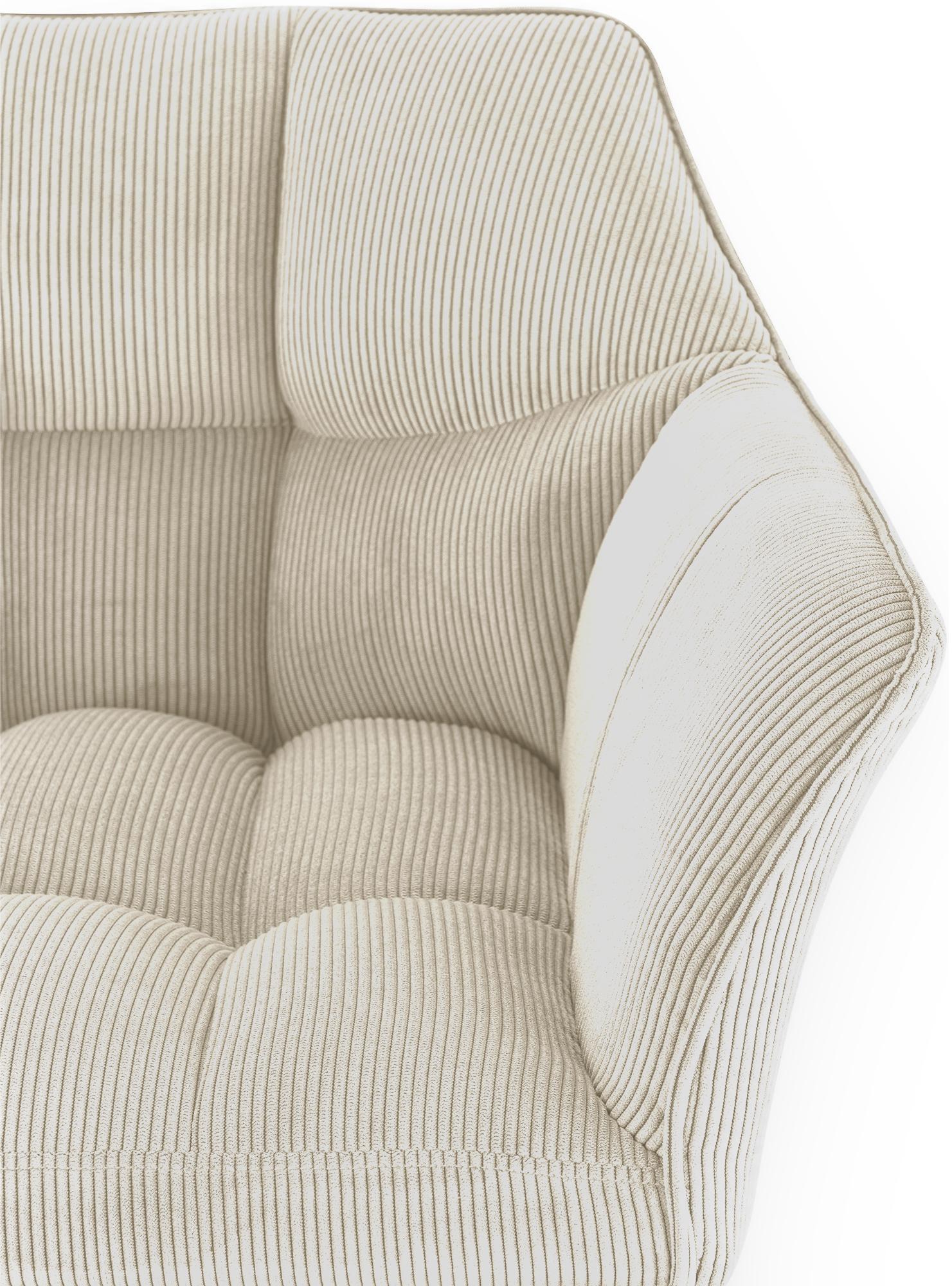 Barkruk Damaso Cord met Vierpootsframe