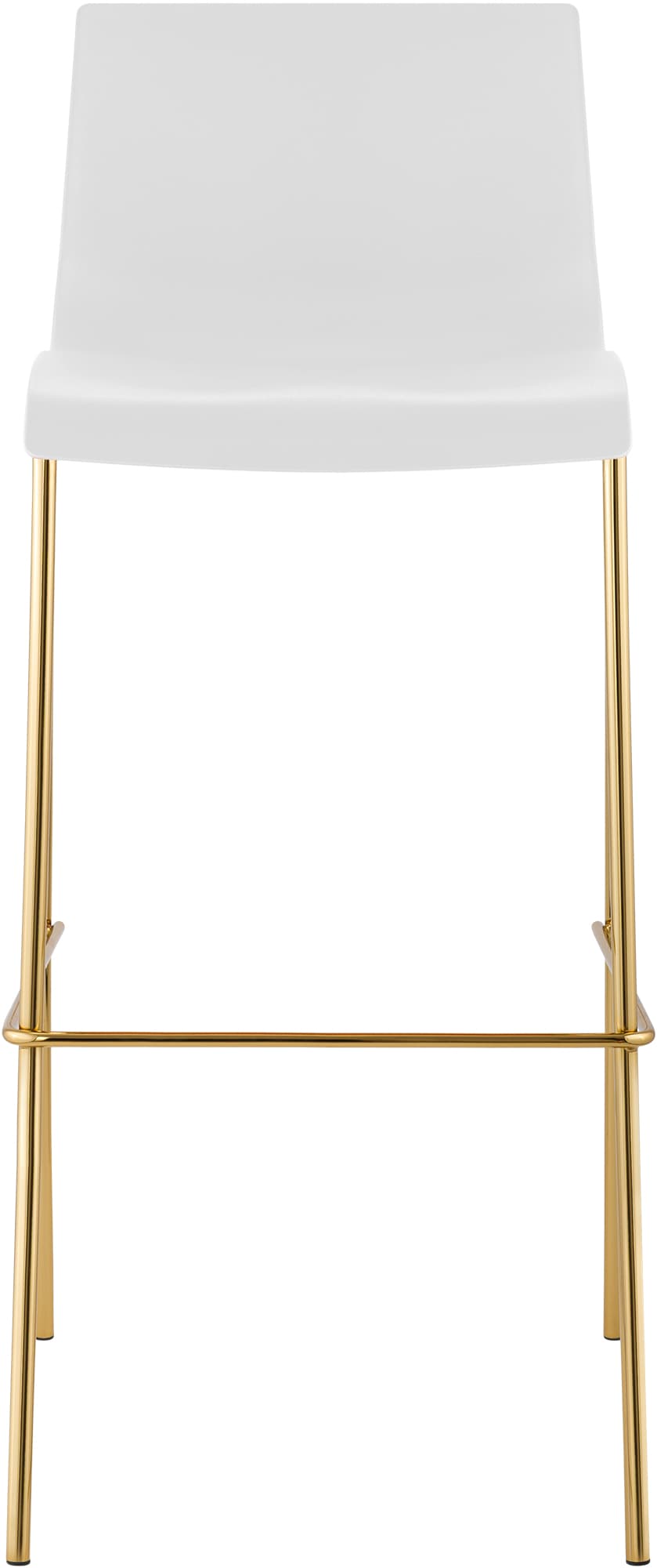 Set van 2 barkrukken Hover Kunststof Vierpoot Goud