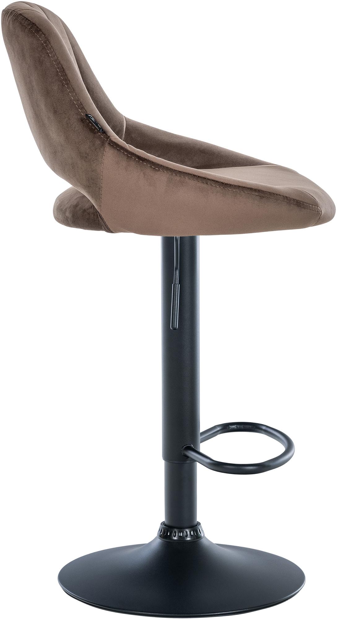 Set van 2 Barkrukken Milet Fluweel