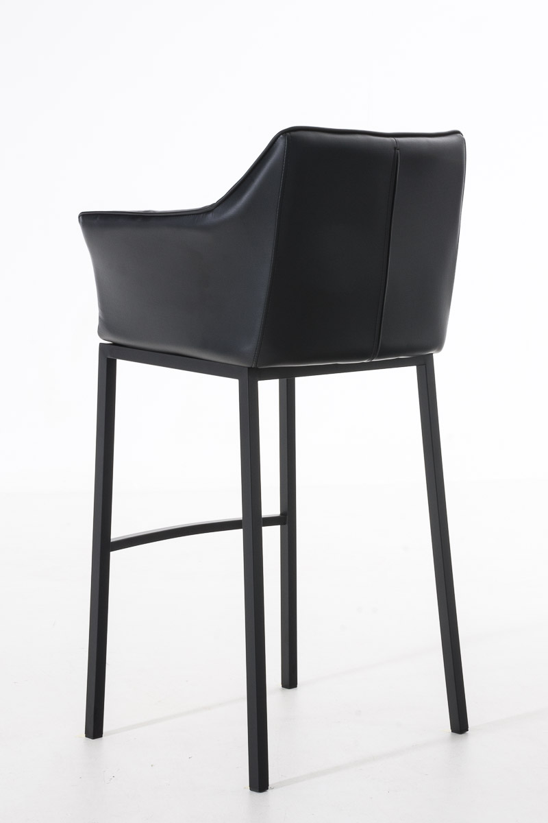 Barkruk Damaso Kunstleer met Vierpootsframe