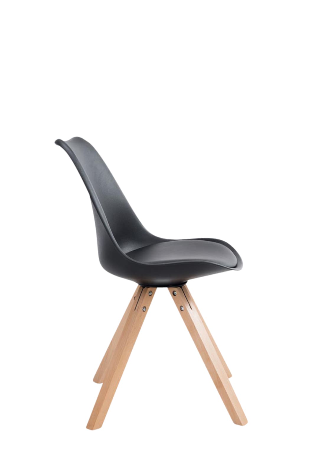 Set van 4 stoelen Toulouse - Vierkant - Kunstleer