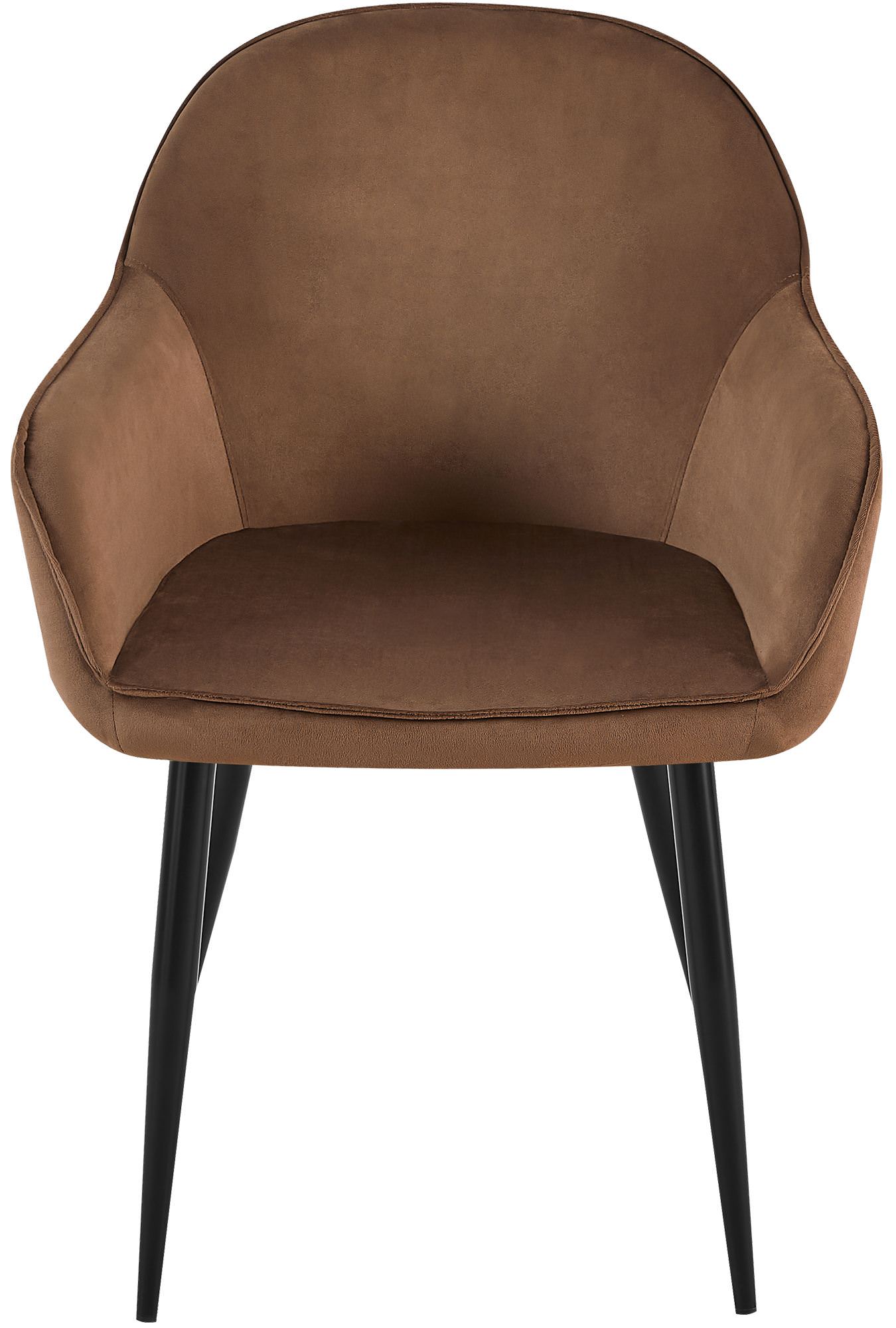 Set van 2 eetkamerstoelen Boise fluweel