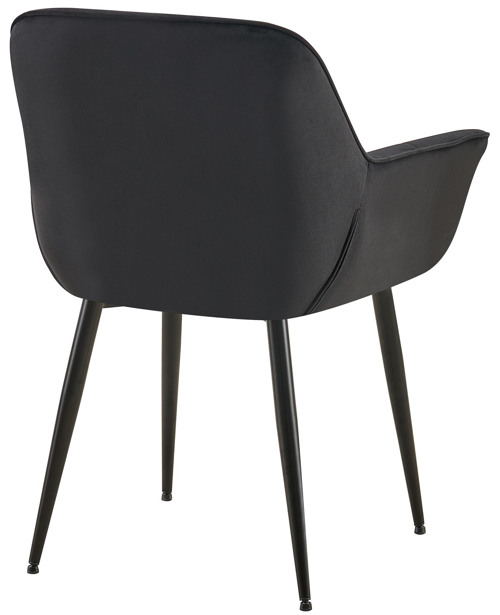 Set van 2 Eetkamerstoelen Roseville fluweel