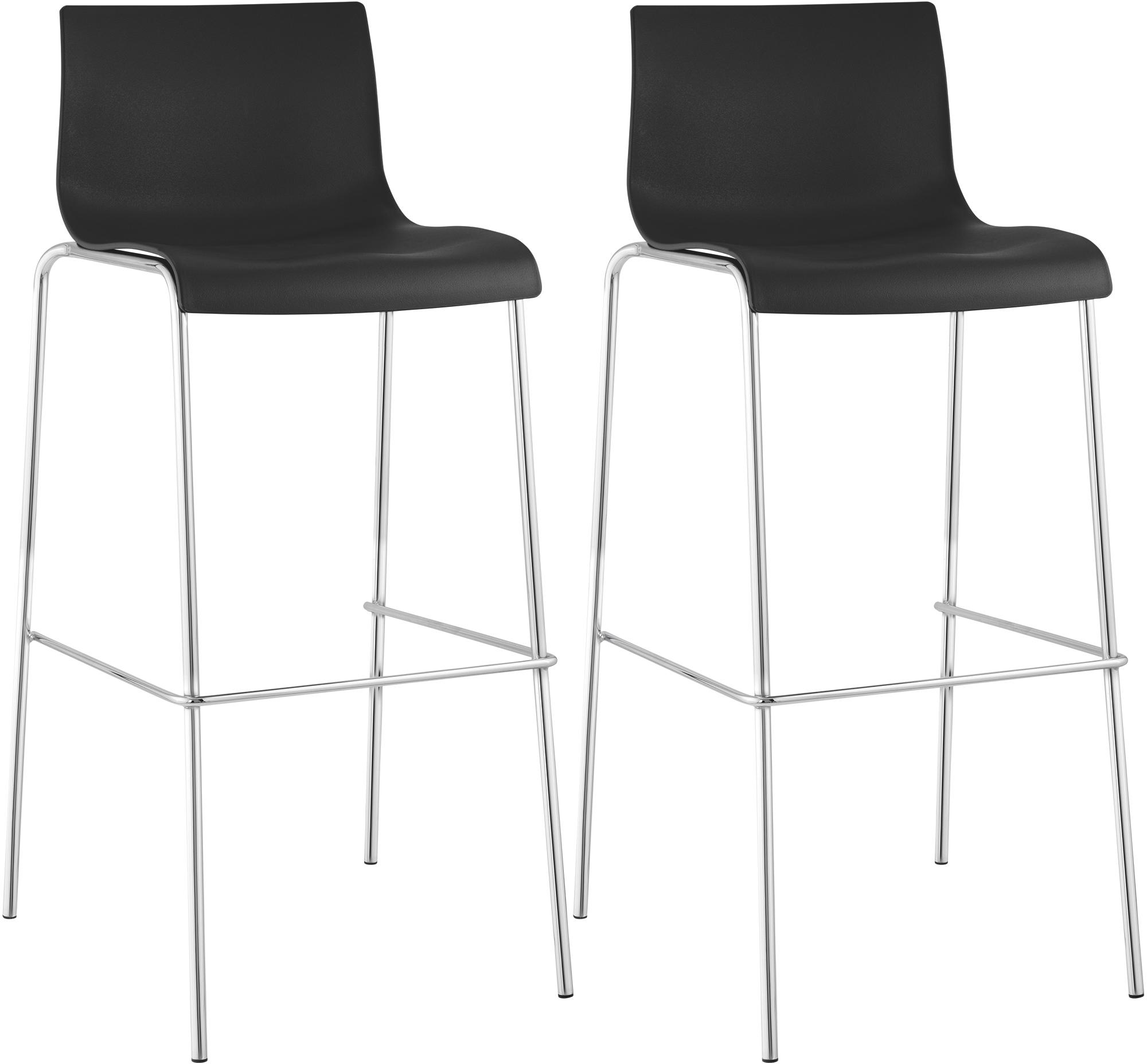 2-delige set barkrukken Hover, kunststof