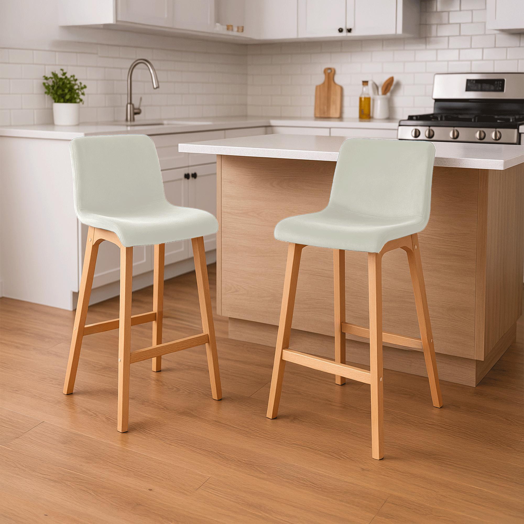 Barkruk Hover Fluweel Vierpoots frame Natura