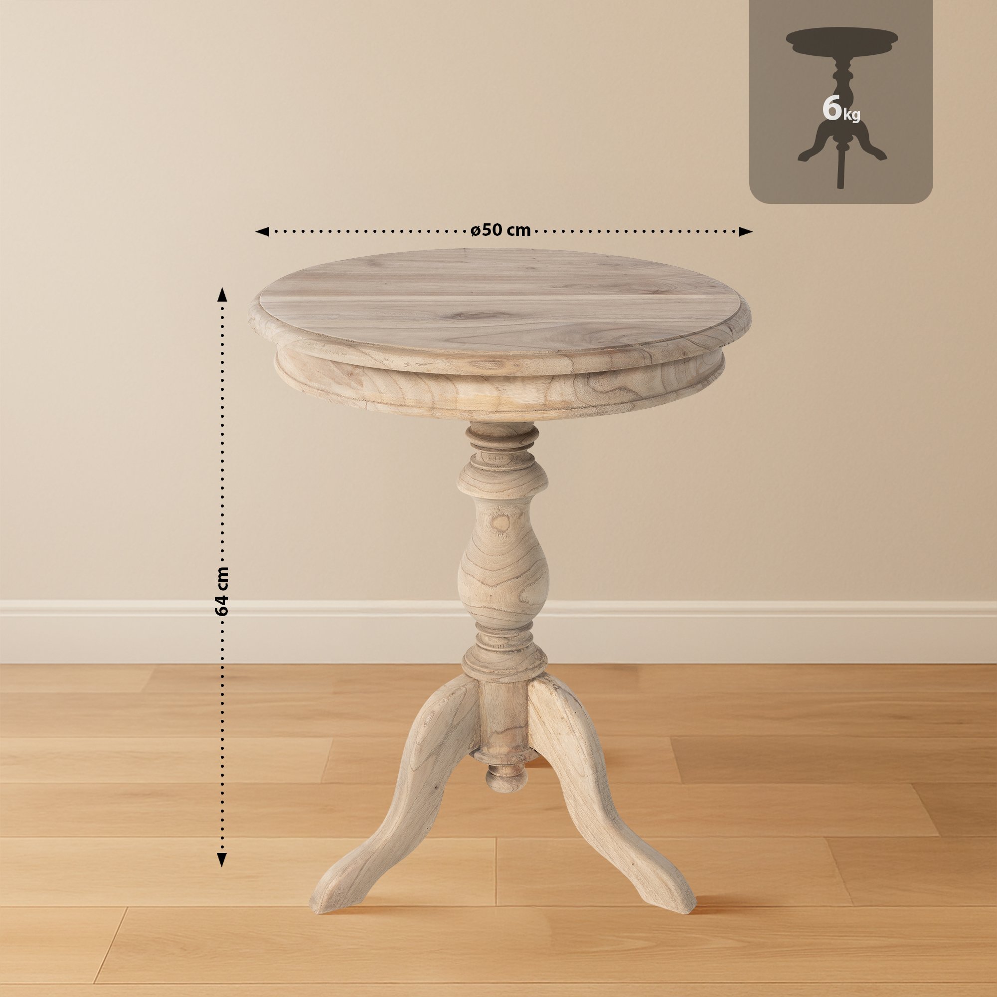 Bijzettafel Wiva 50 cm