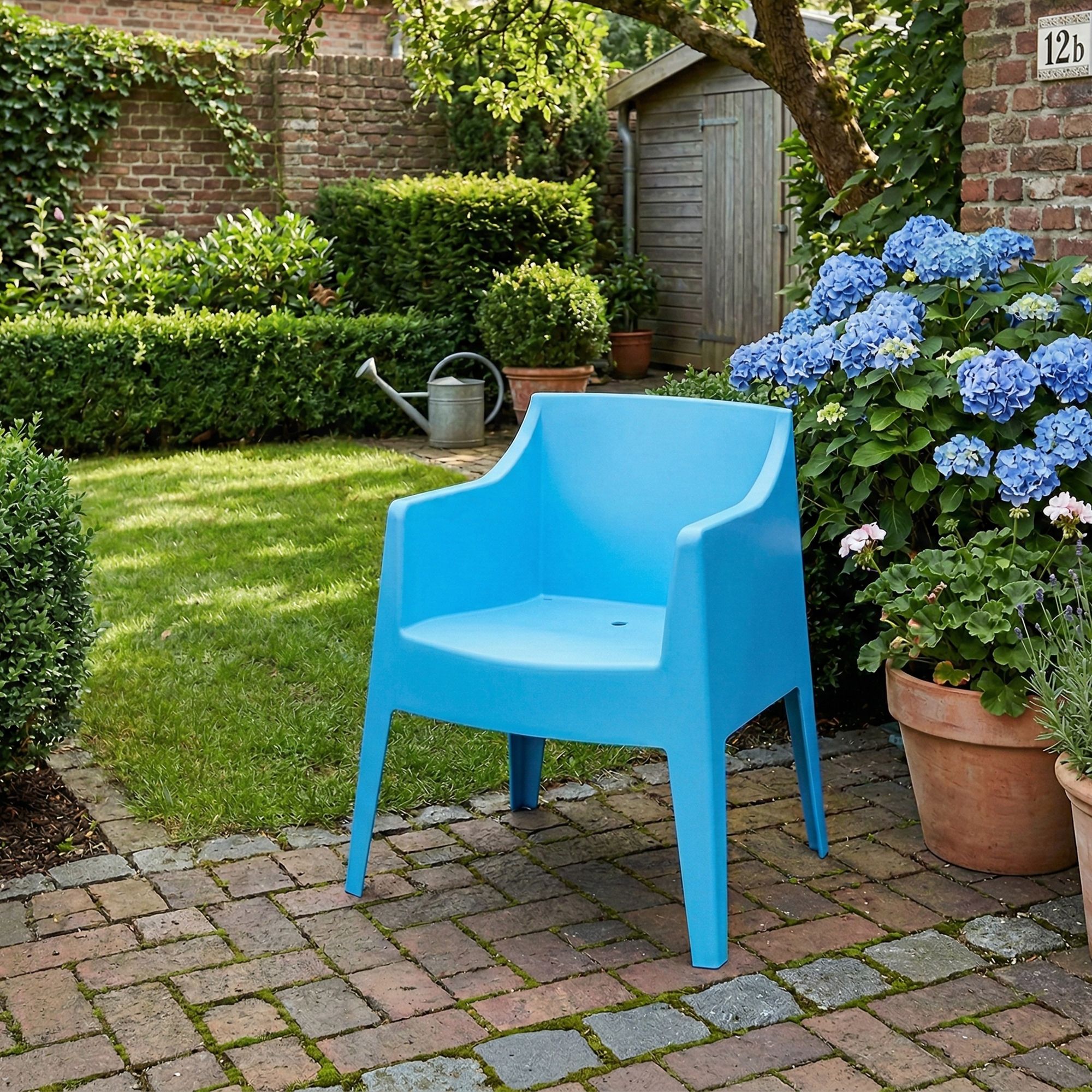 Set van 4 tuinstoelen Bartal