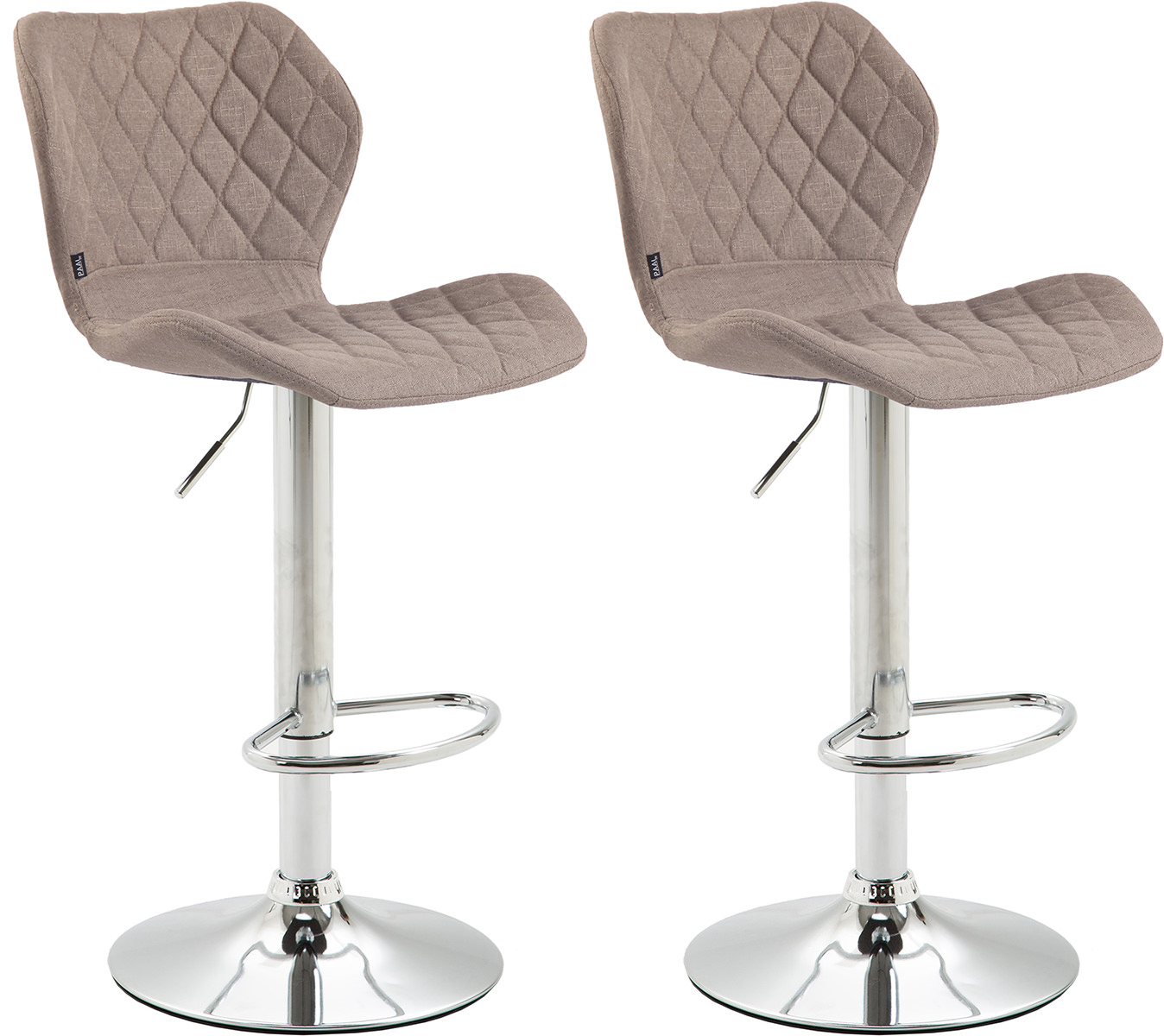 Set van 2 barkrukken Cork stof