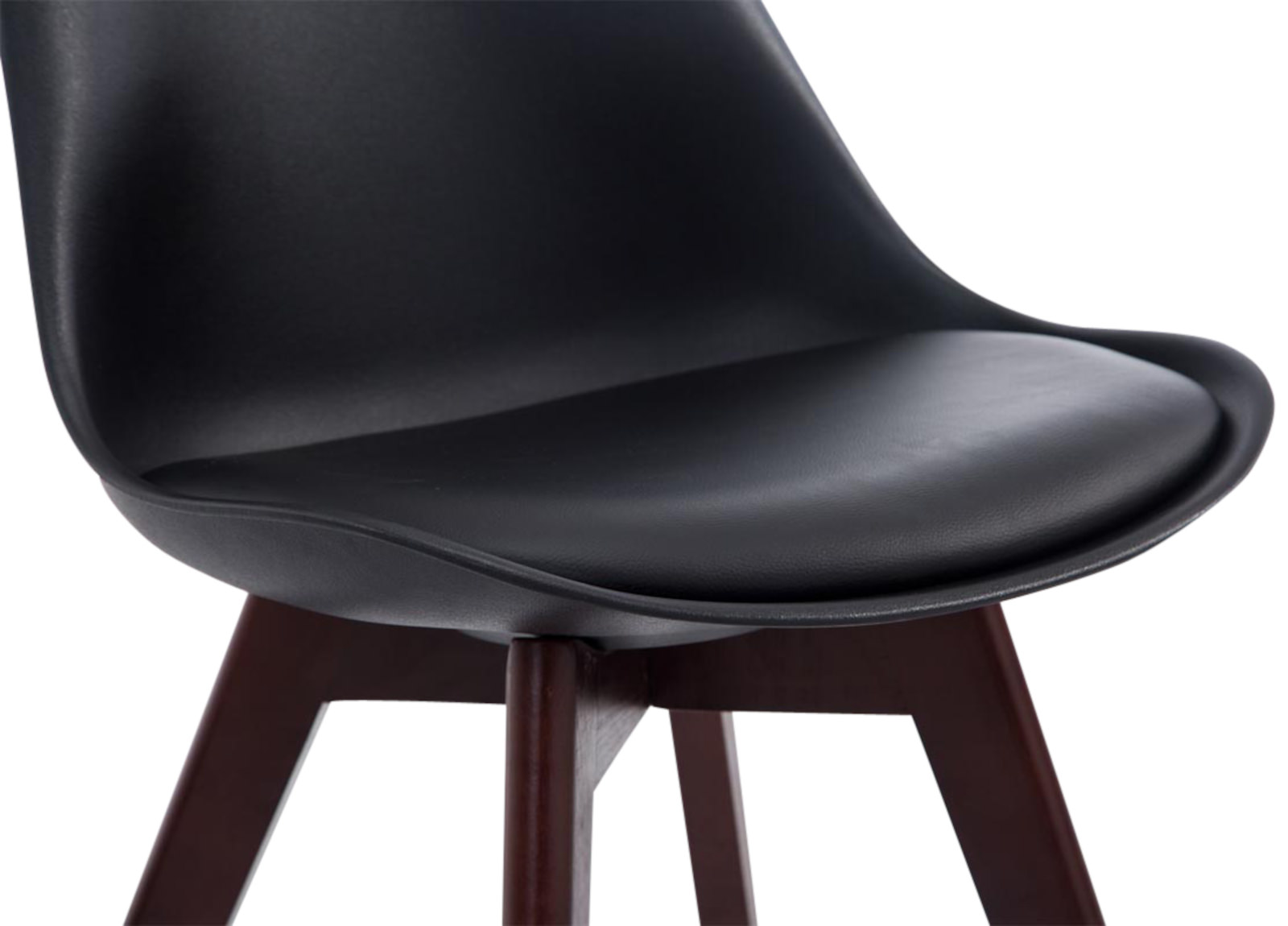 Set van 4 Eetkamerstoelen Borneo - Kunstleer