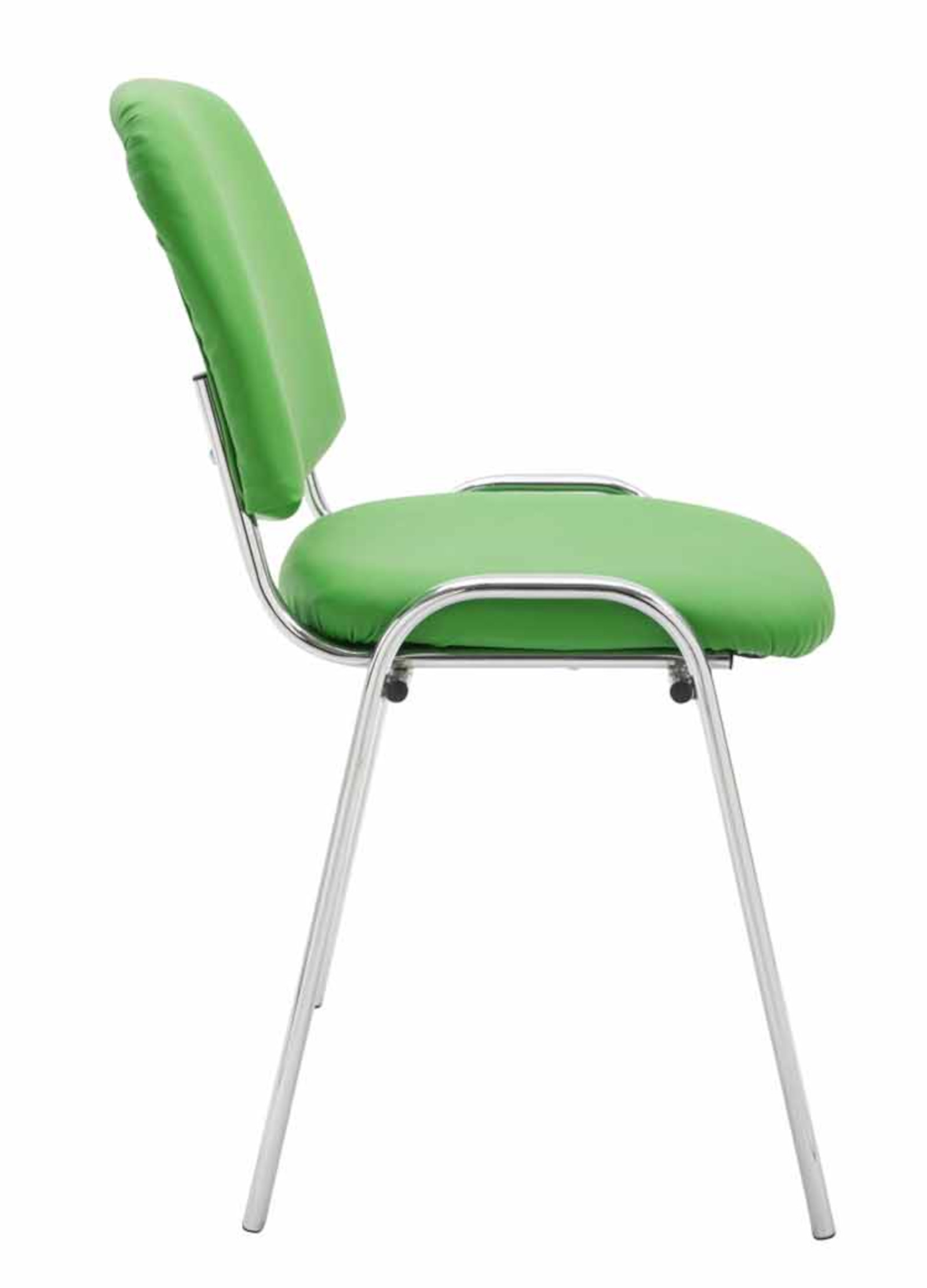 Set van 4 stoelen Ken Chroom Kunstleer