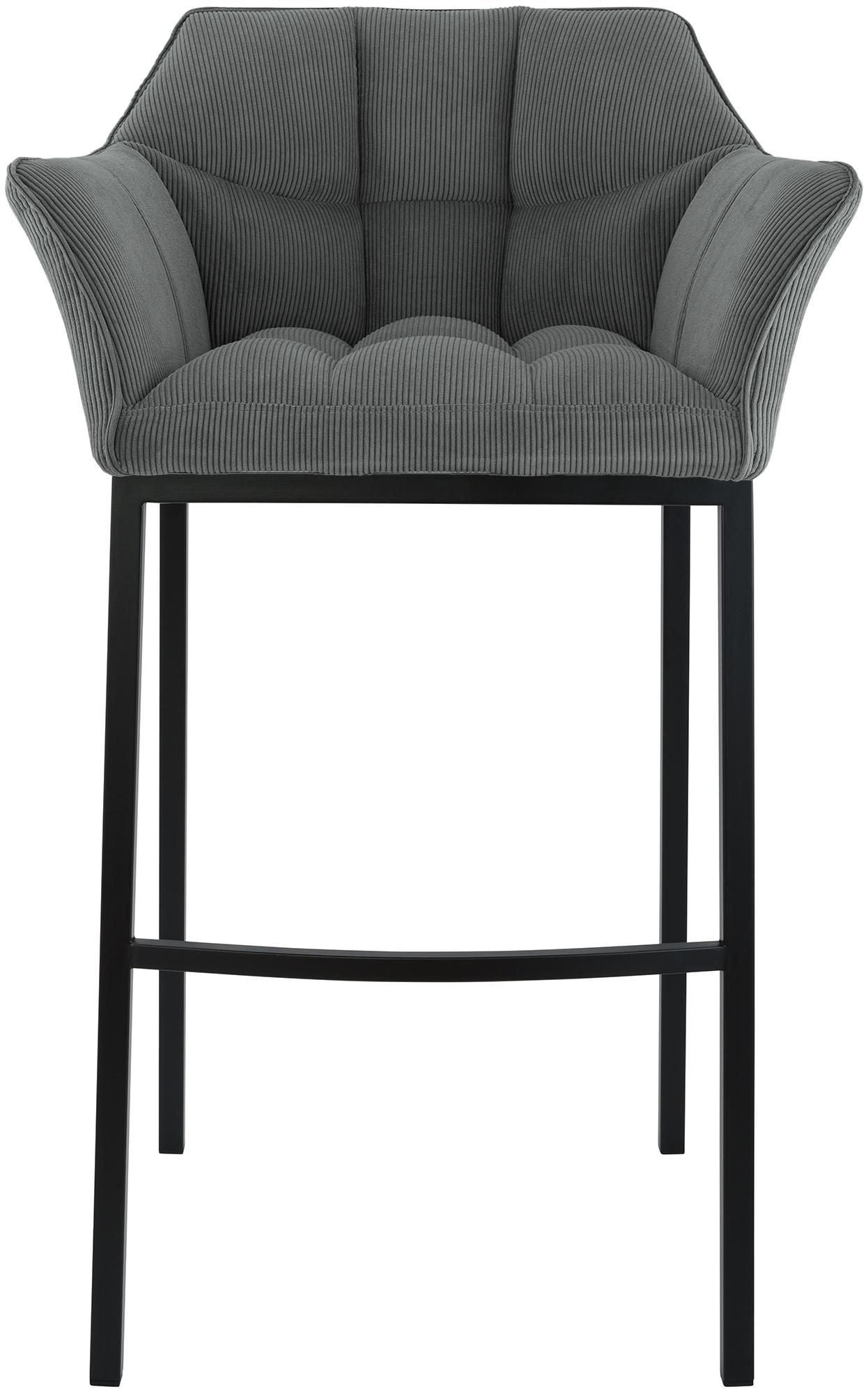 Barkruk Damaso Cord met Vierpootsframe