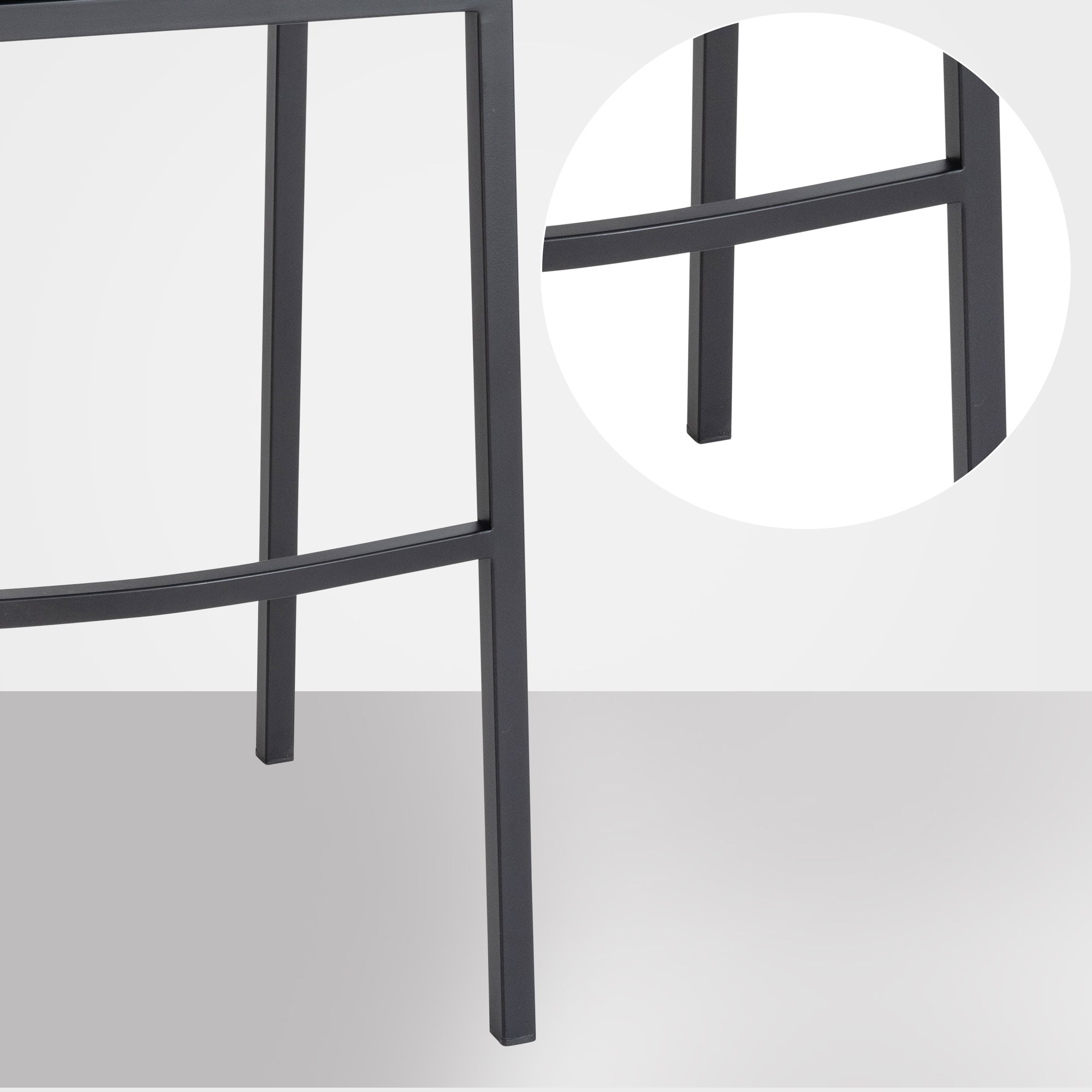 Barkruk Damaso Vilt met Vierpootsframe