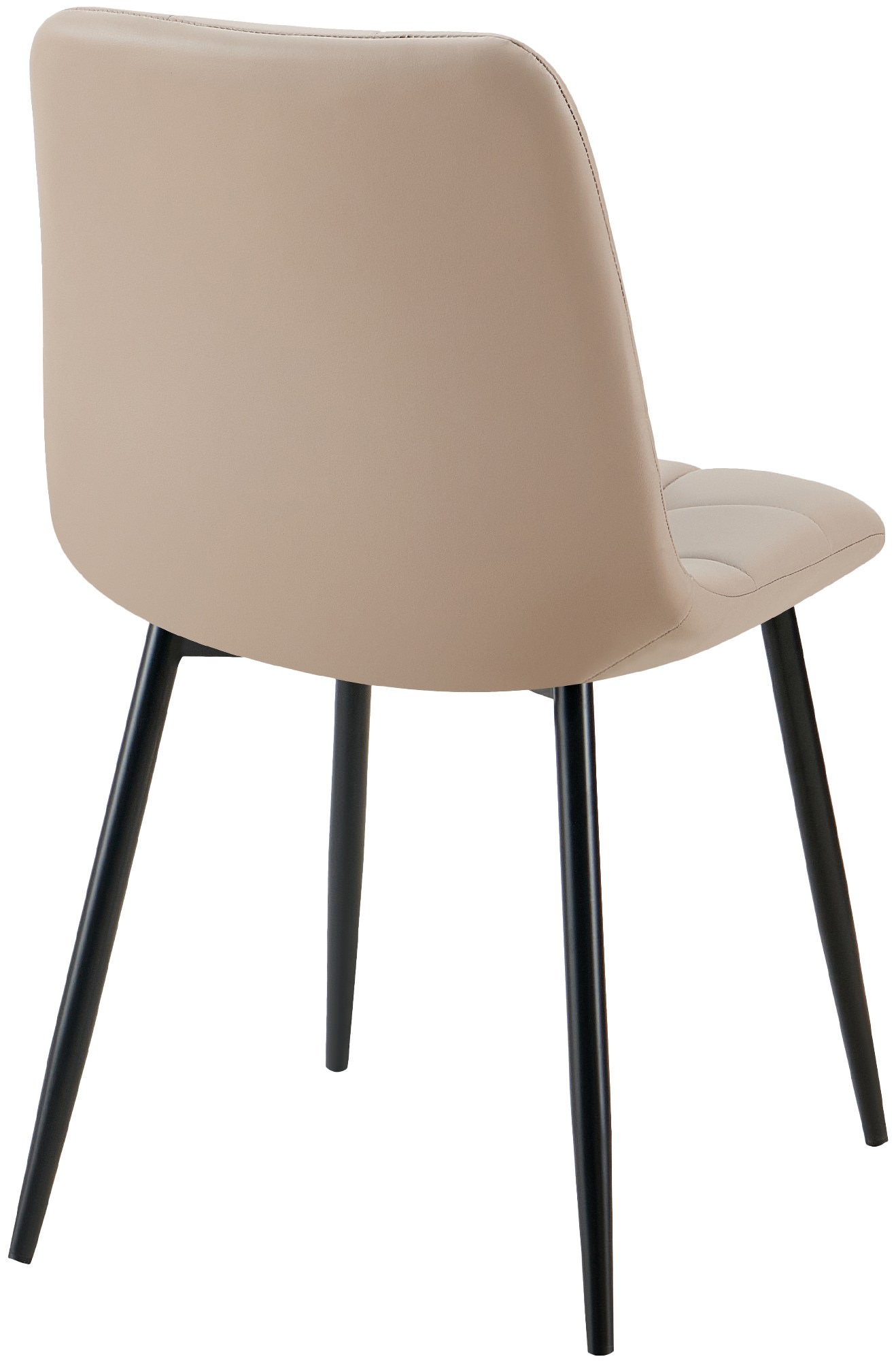 Set van 4 eetkamerstoelen Antibes kunstleer