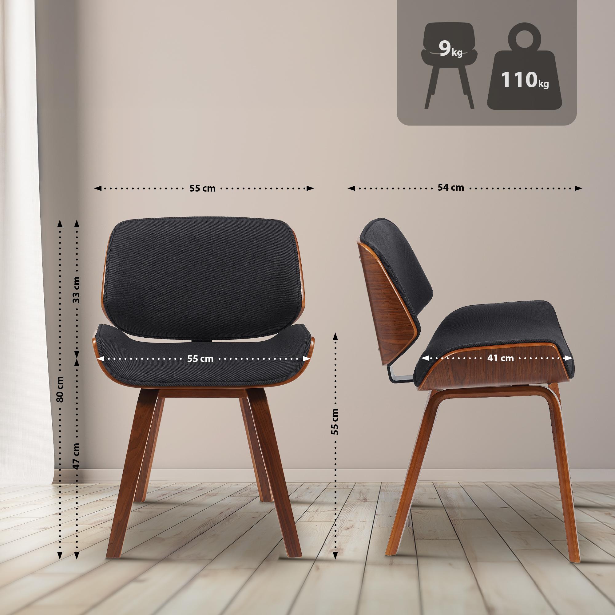 Set van 2 Eetkamerstoelen Beverley