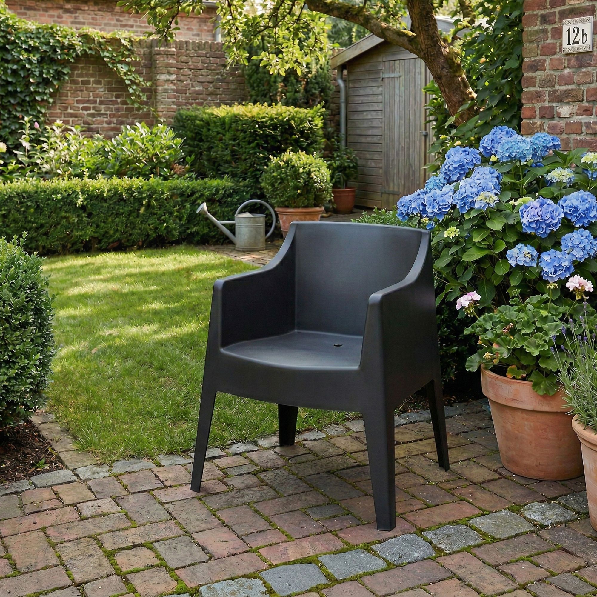 Set van 4 tuinstoelen Bartal