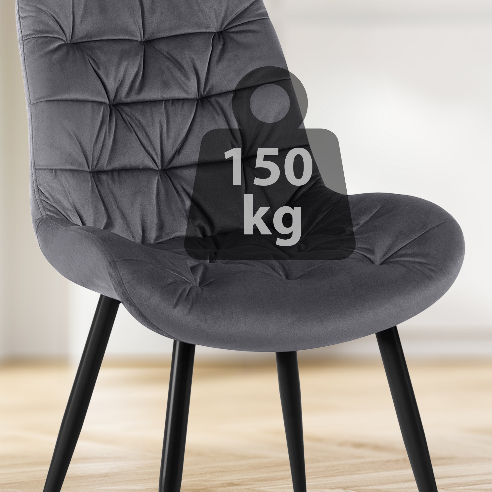 Set van 2 Eetkamerstoelen Rossford