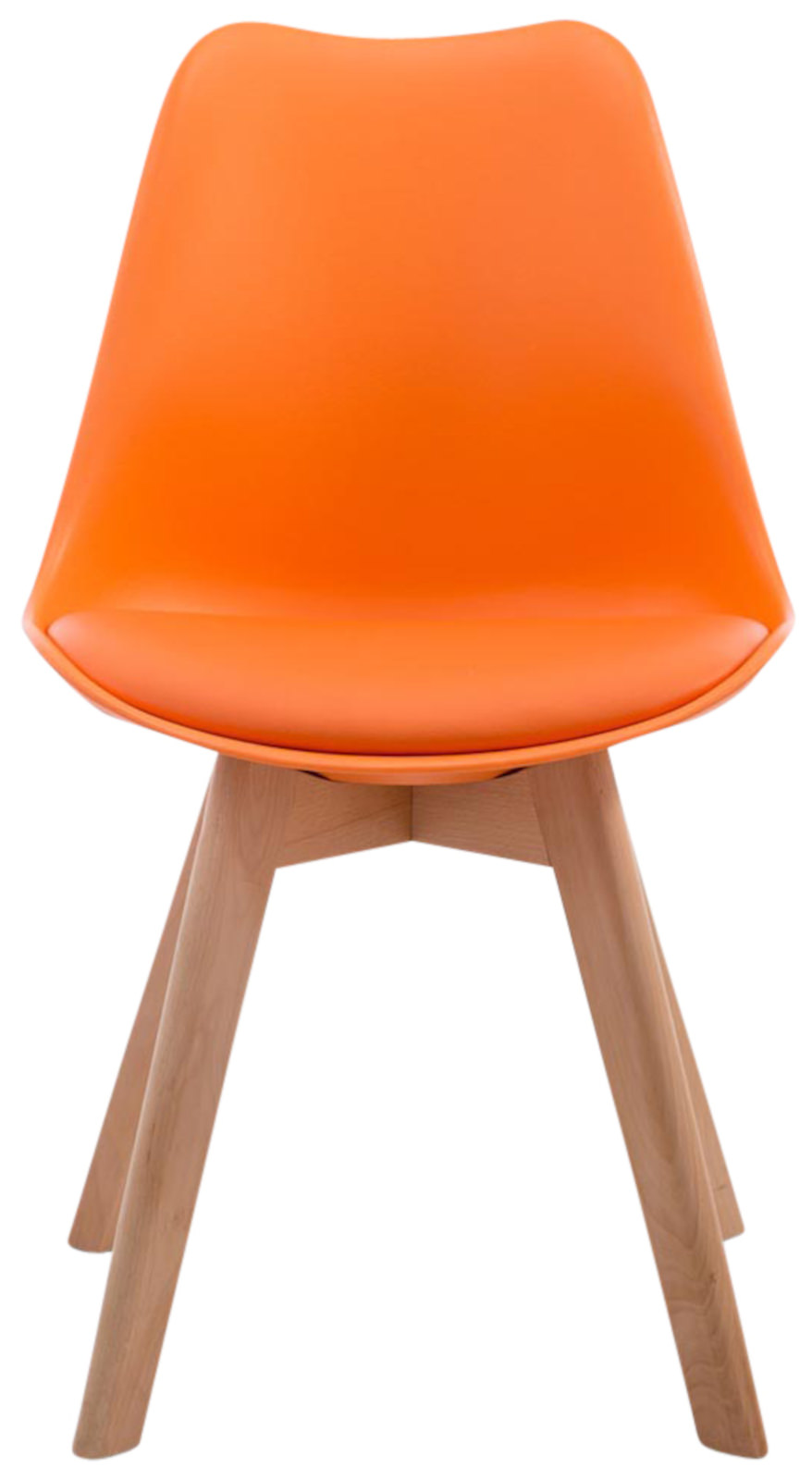 Set van 4 Eetkamerstoelen Borneo - Kunstleer