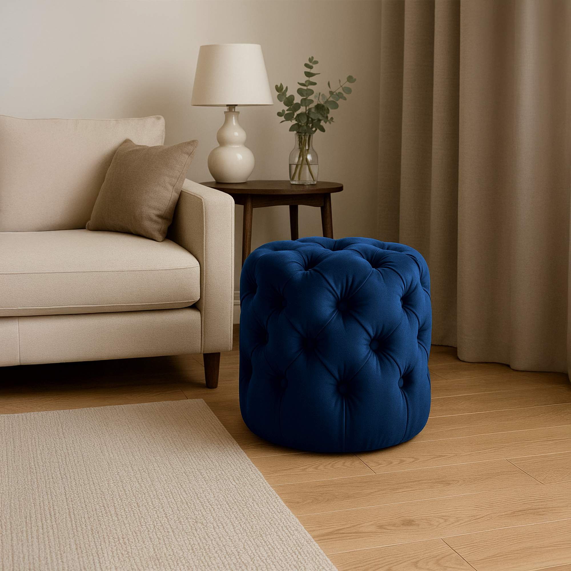 Hocker Drancy Fluweel