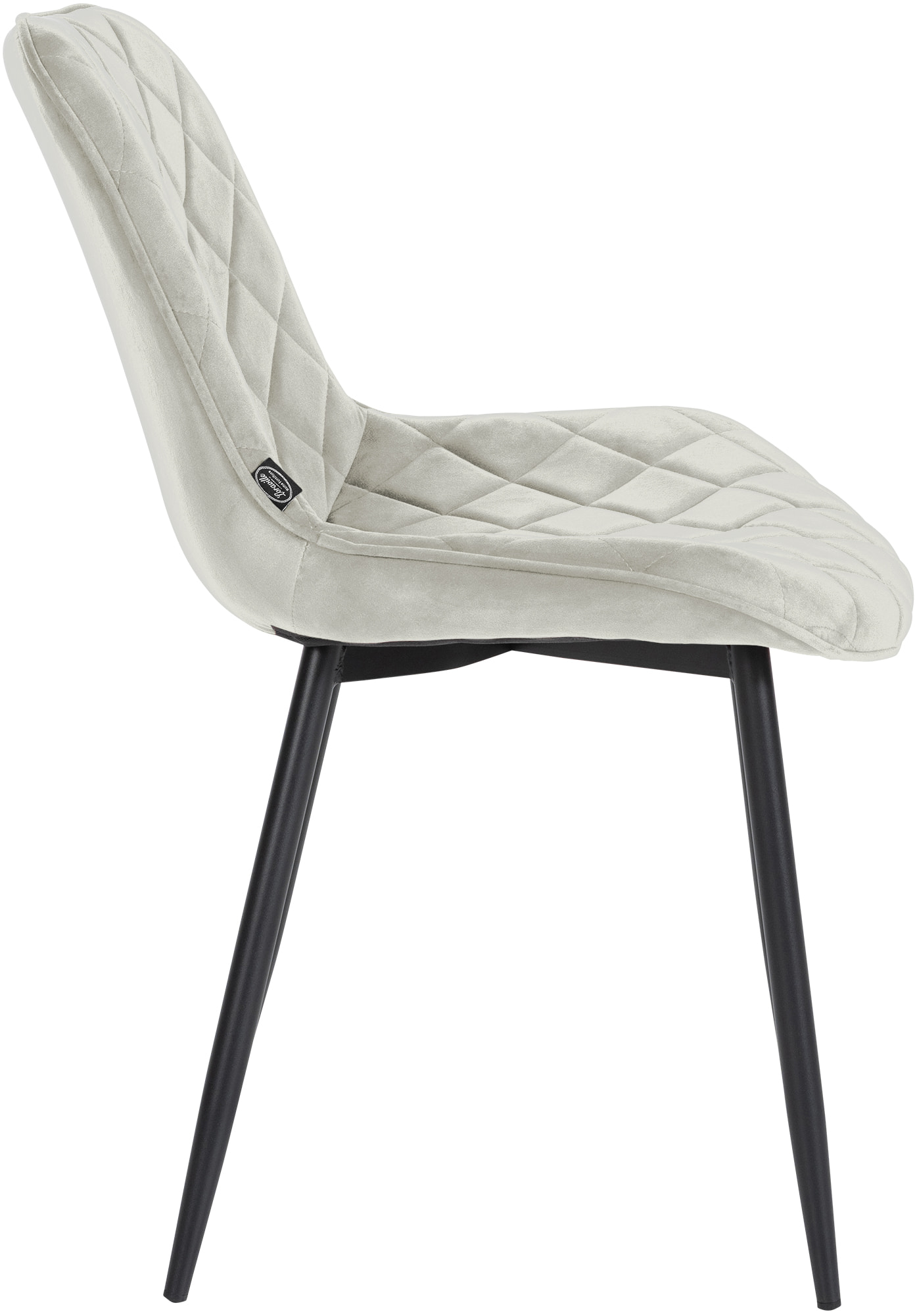 Set van 4 eetkamerstoelen Springs Fluweel