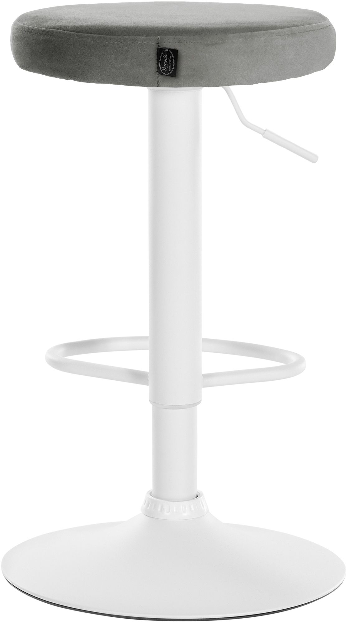Set van 2 barkrukken Ponte fluweel