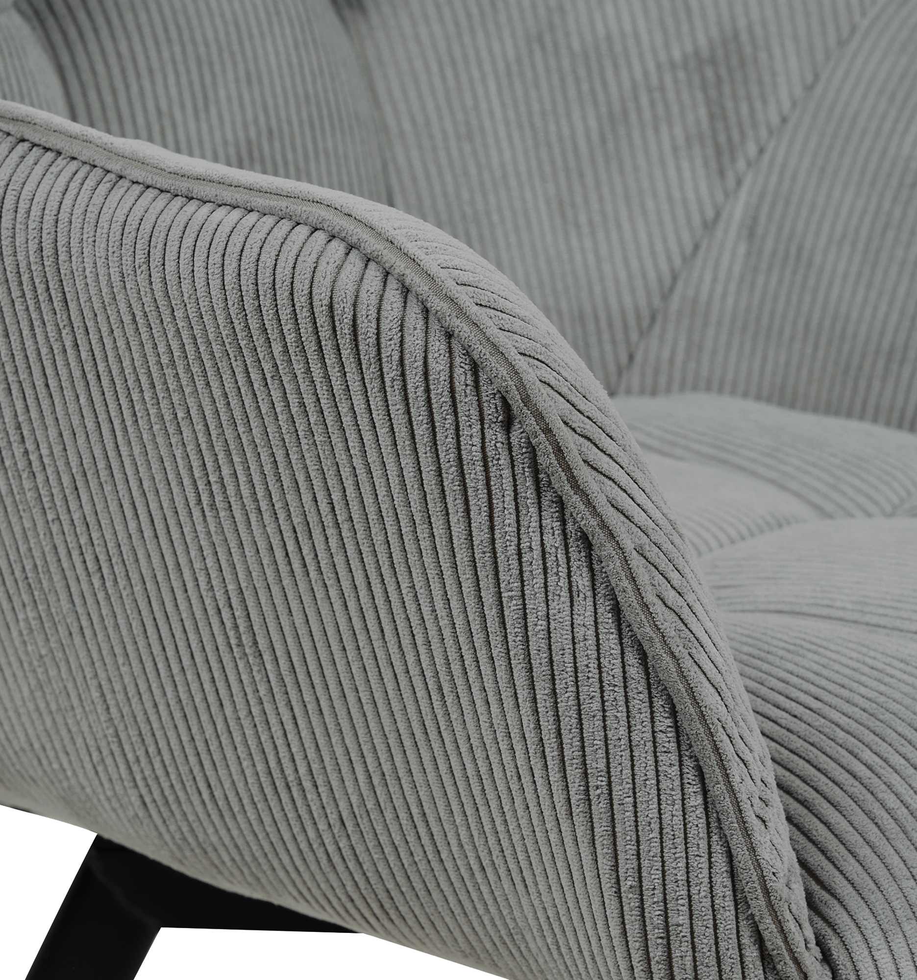 Set van 2 eetkamerstoelen Jordi Cord