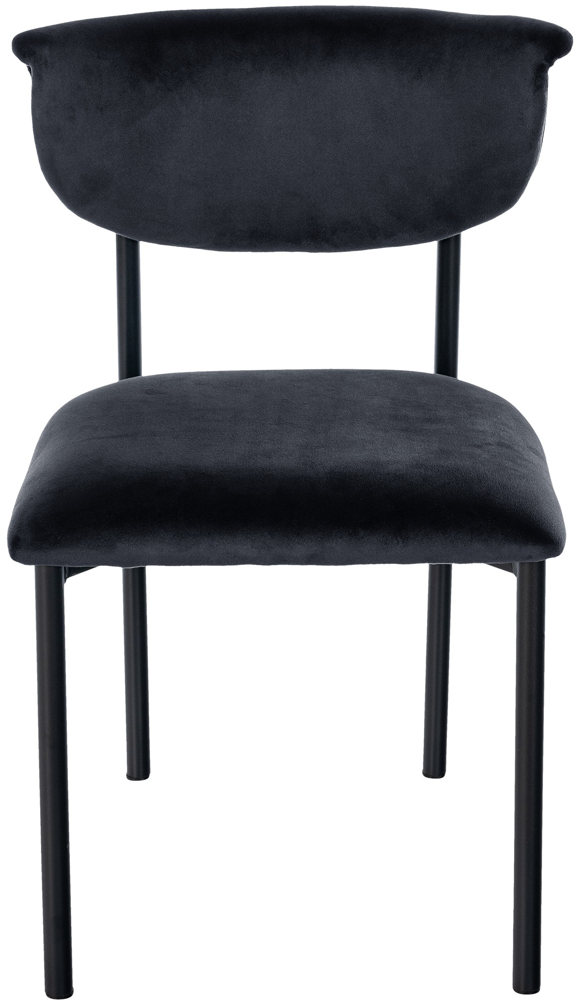 Set van 2 eetkamerstoelen Gambell fluweel