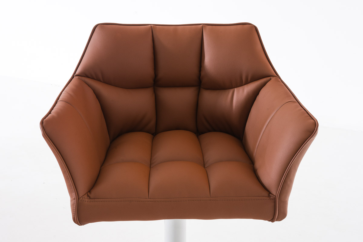 Barkruk Damaso met kunstleren bekleding