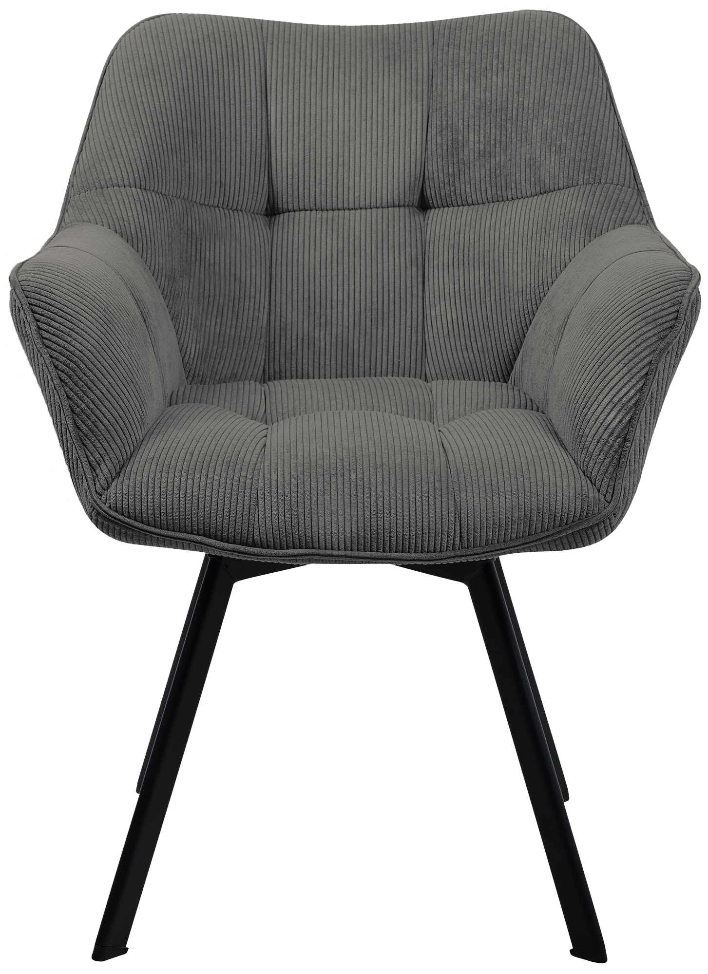 Set van 2 eetkamerstoelen Jordi Cord