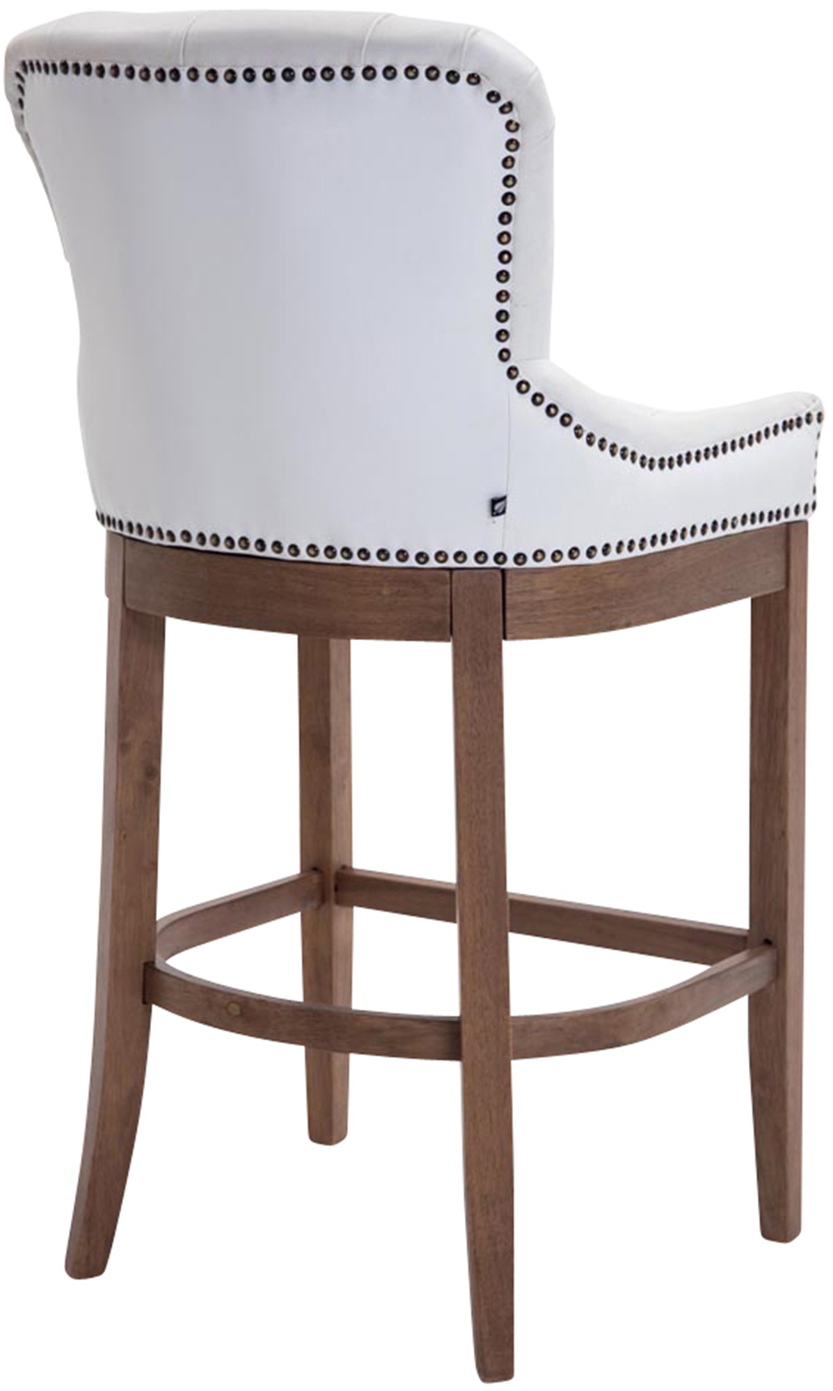 Barkruk Lakewood echt leer Antiek light