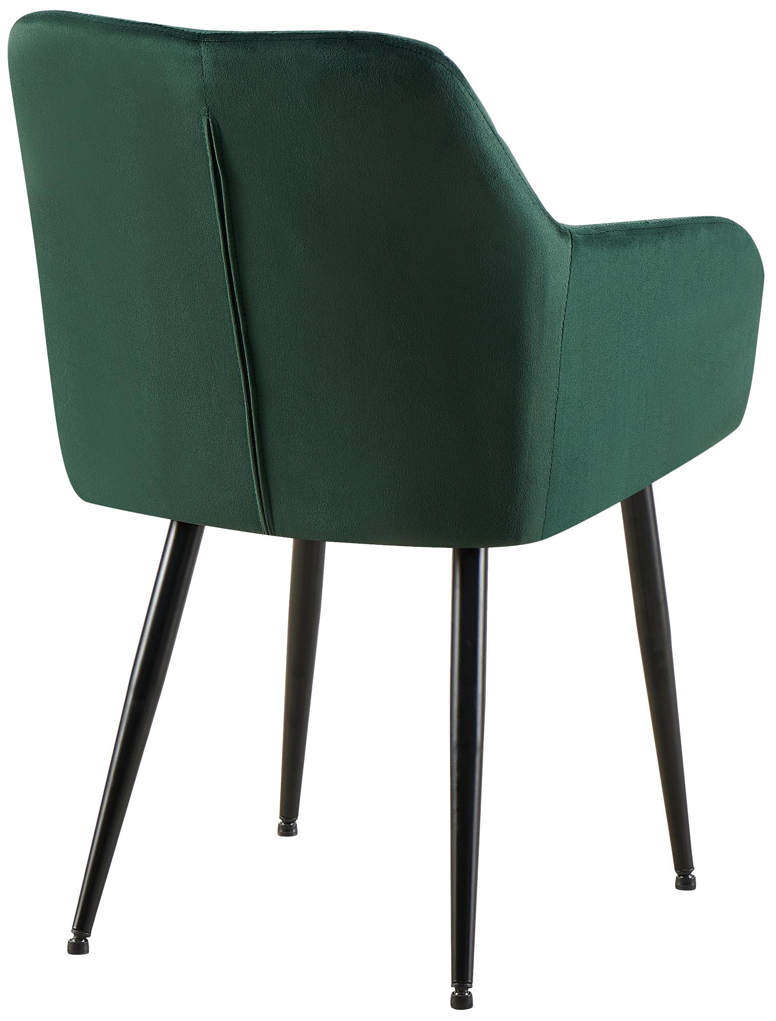 Set van 2 eetkamerstoelen Monett fluweel