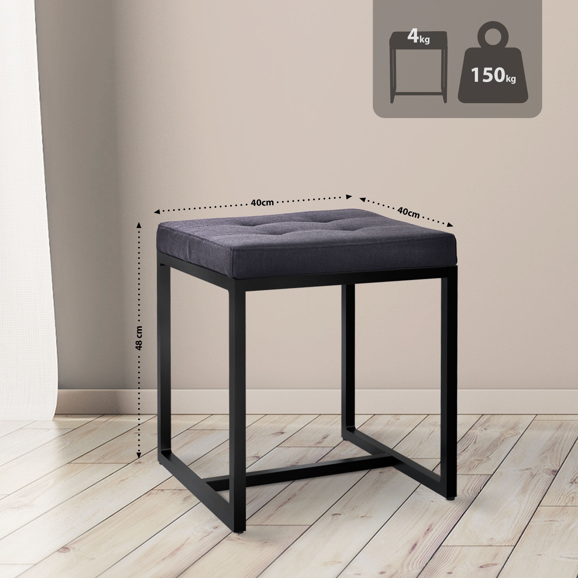 Barci kruk met zwart frame