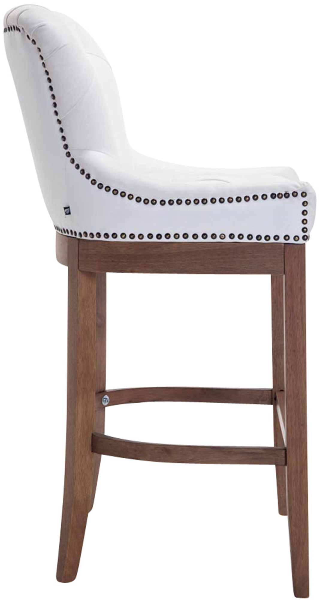 Barkruk Lakewood echt leer Antiek light