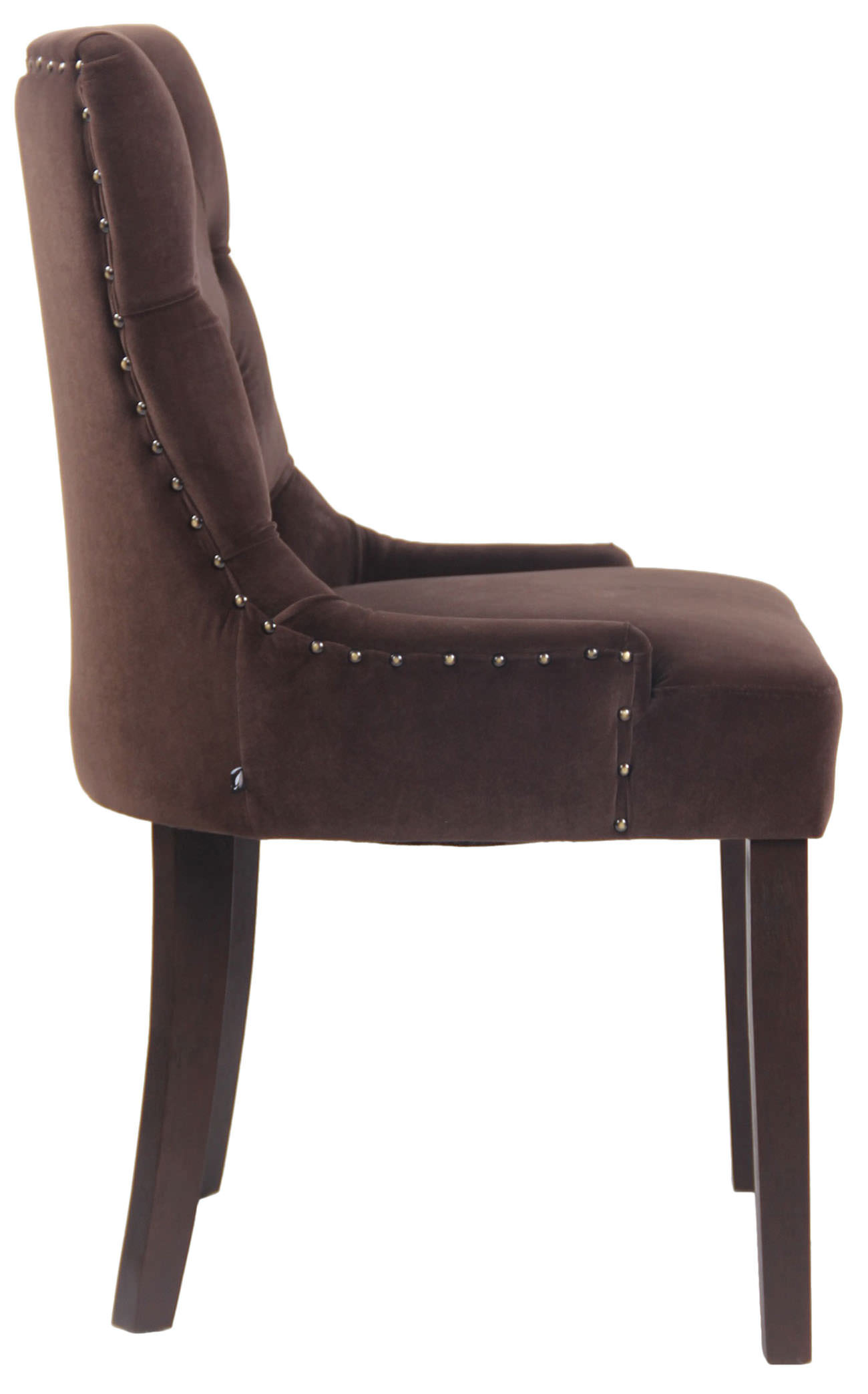 Set van 4 eetkamerstoelen Aberdeen Fluweel