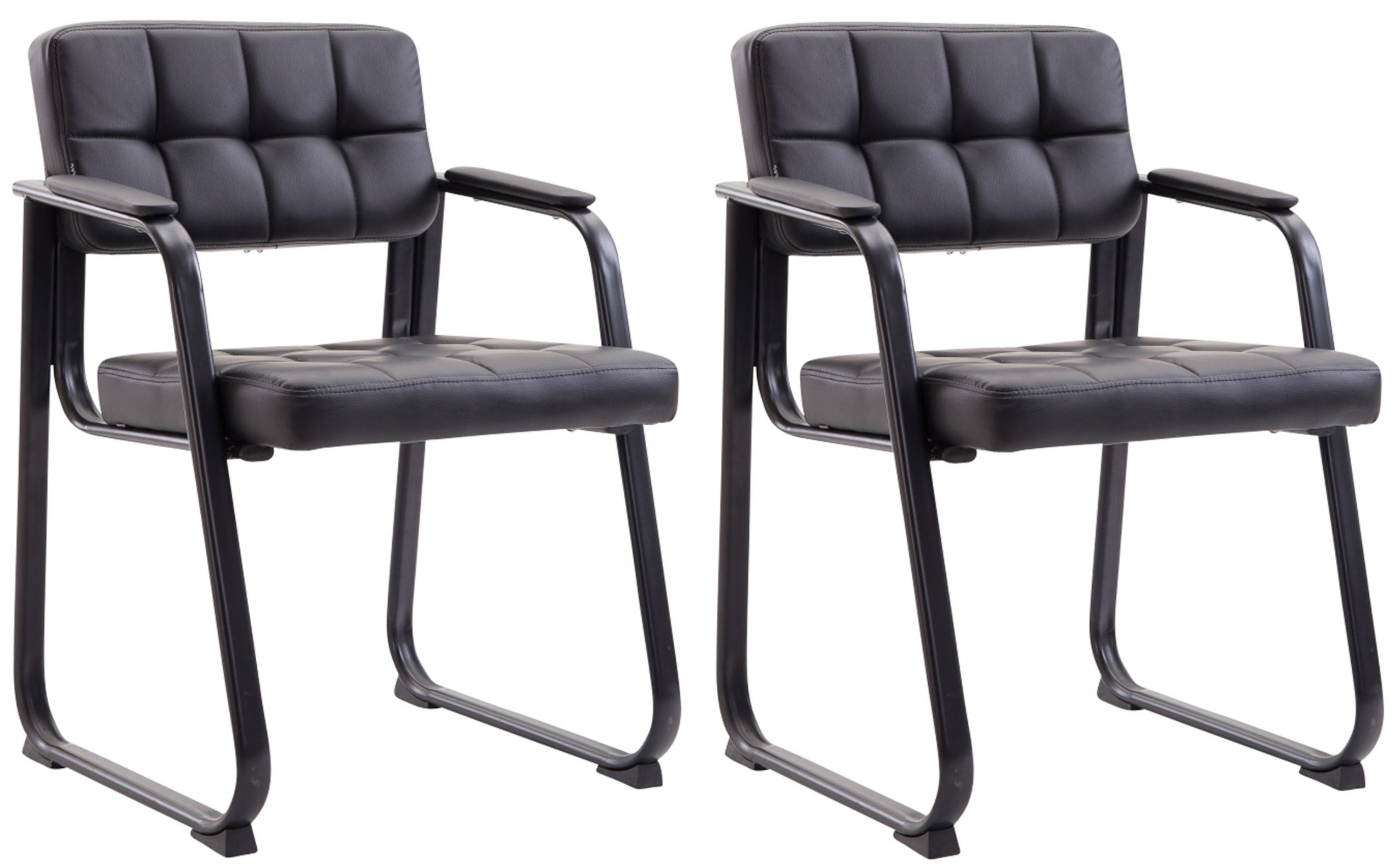 Set van 2 eetkamerstoelen Canada B Kunstleer